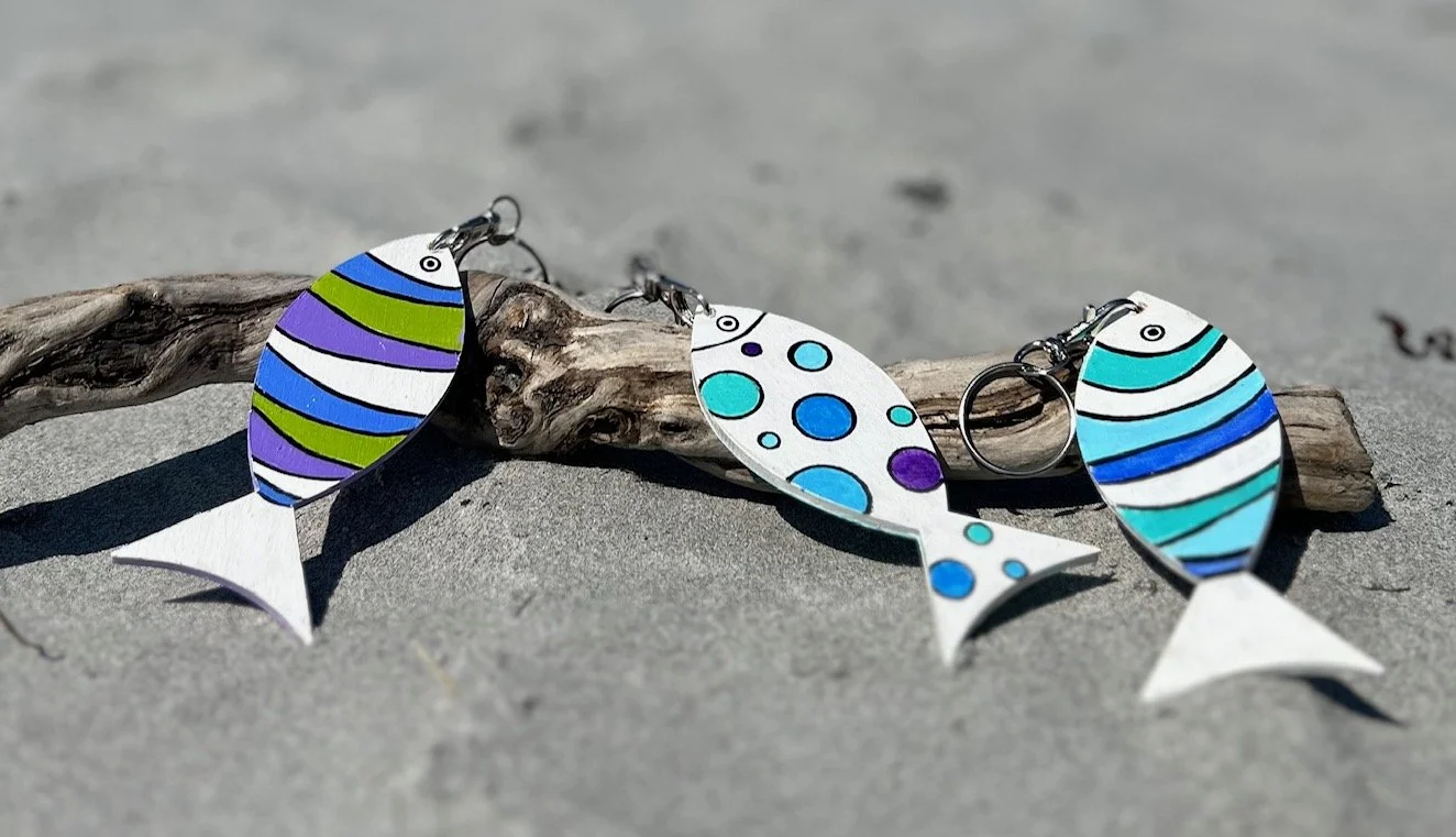 Fish Key Chains/Purse Tags