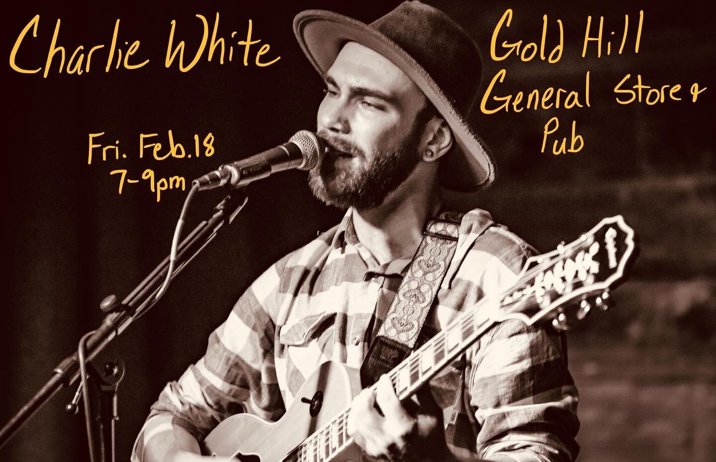 Join me on Friday at the Gold Hill General Store and Pub @goldhillstoreandpub for an intimate night of solo acoustic music! There will be fire, spirits, coffee, and warm vibes! Grab your loved one and fuzzy coat, I&rsquo;ll play ya something pretty!