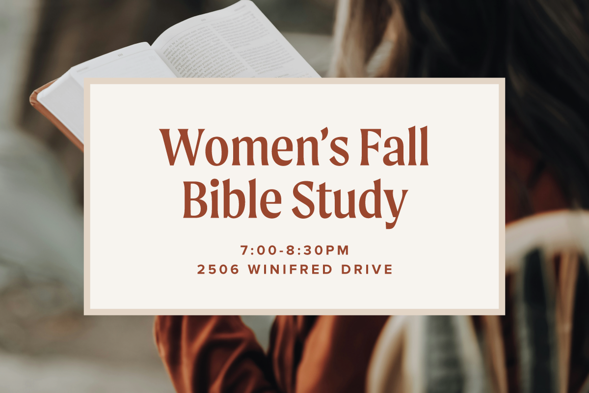 Women's Fall Bible Study - Week 1
