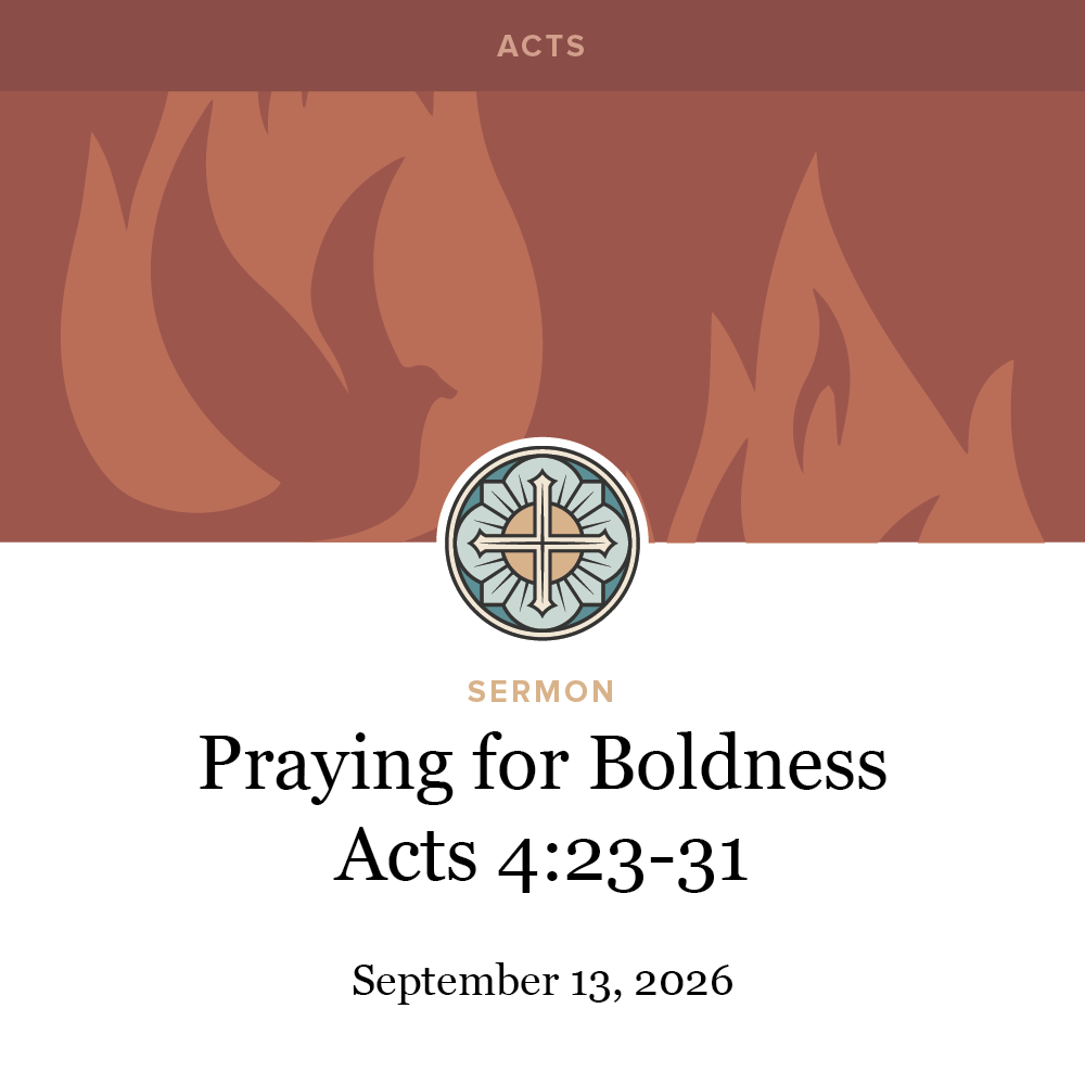 Praying for Boldness - Acts 4:23-31