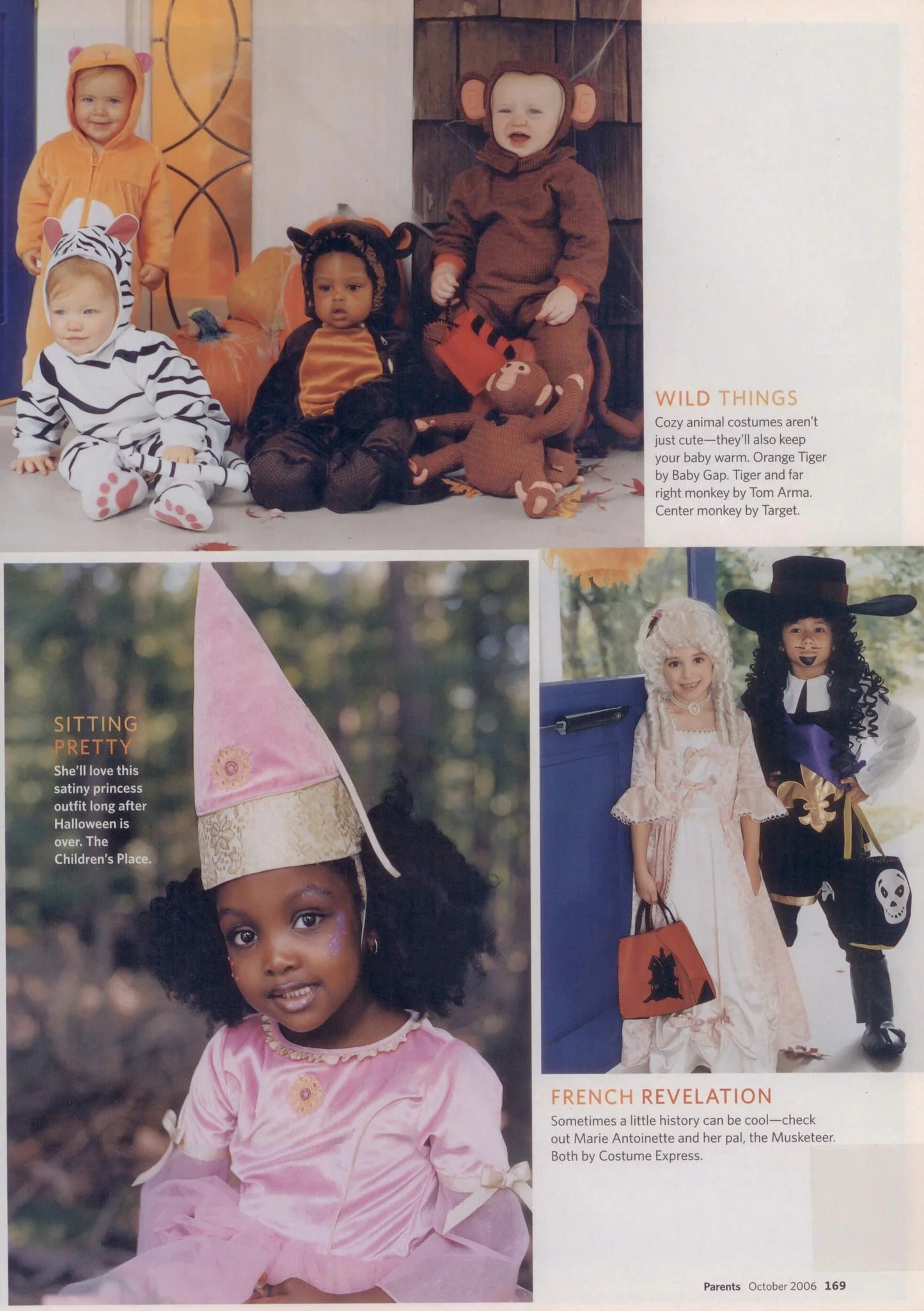 Boo! The 25 Cutest Costumes Ever...
(Parents Magazine 10-2006)