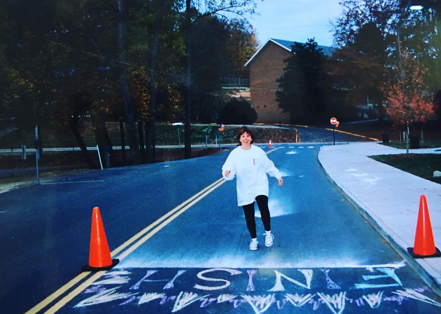 Was I the last or the first one to finish the race? Goofing around!#UVA #4thyear5k #peerhealtheducators