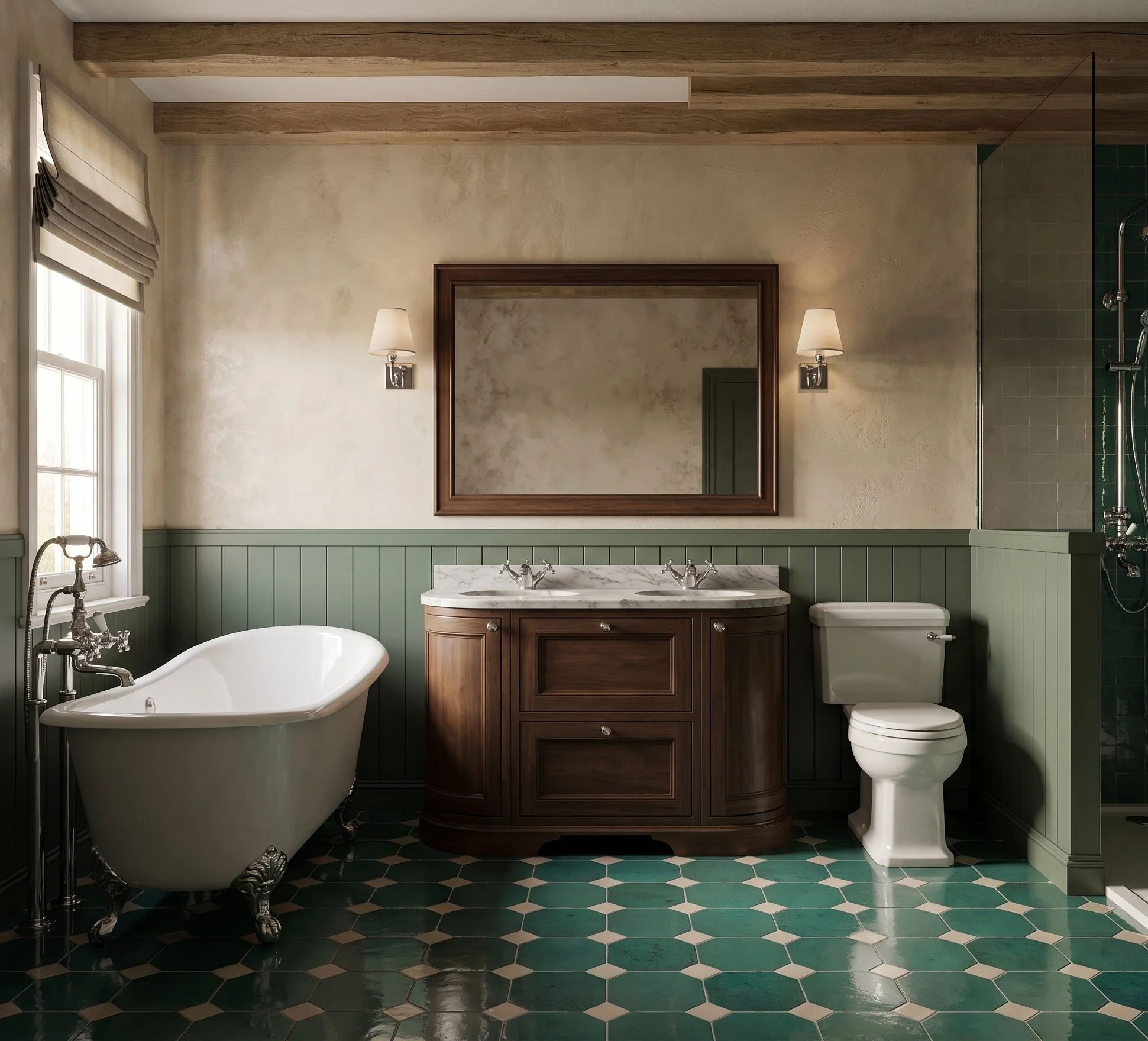 Résidentiel_Deauville_Salle de bain verte.jpg