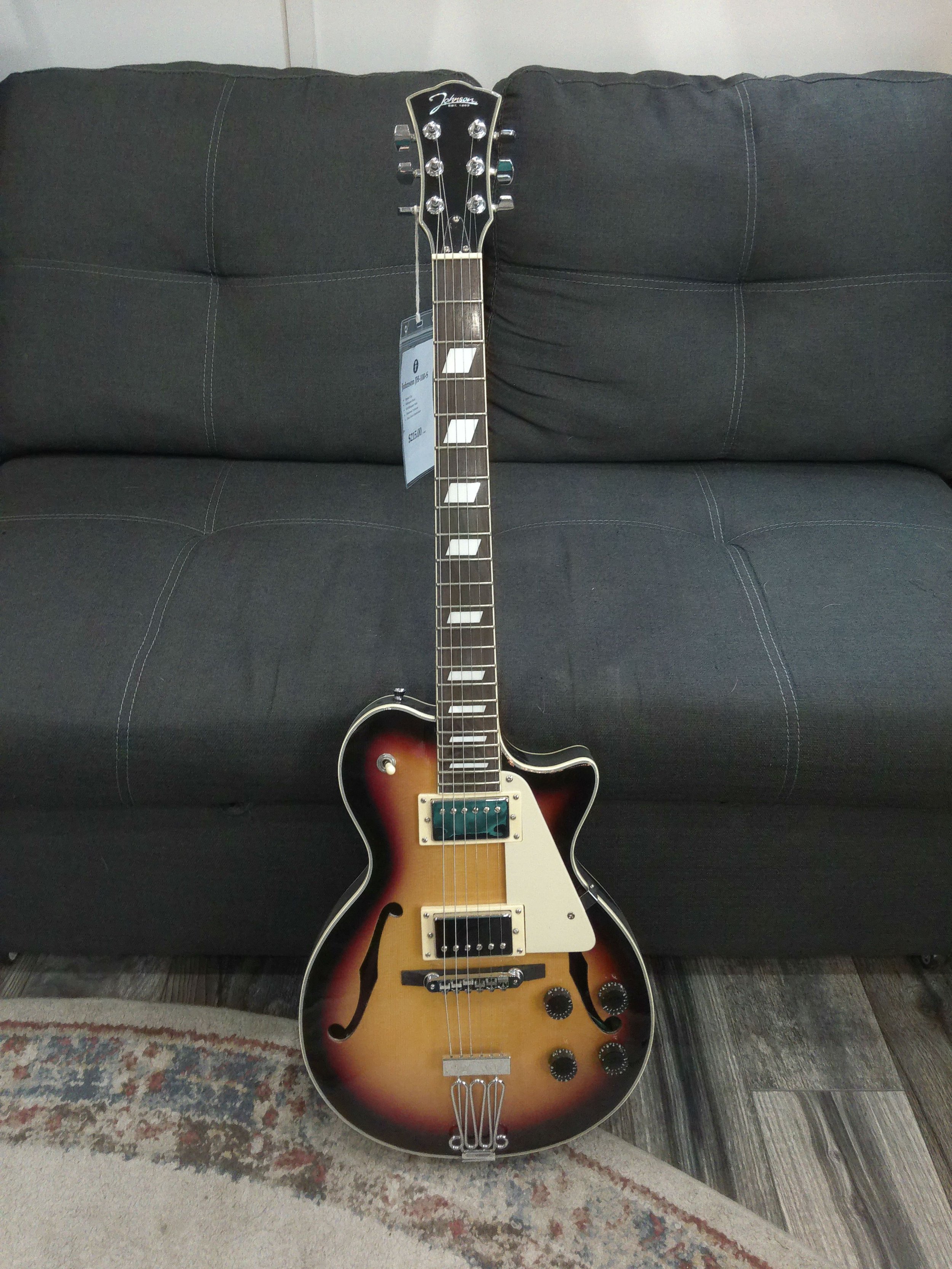 Johnson JH-100 w/ OHSC - Tobacco Burst