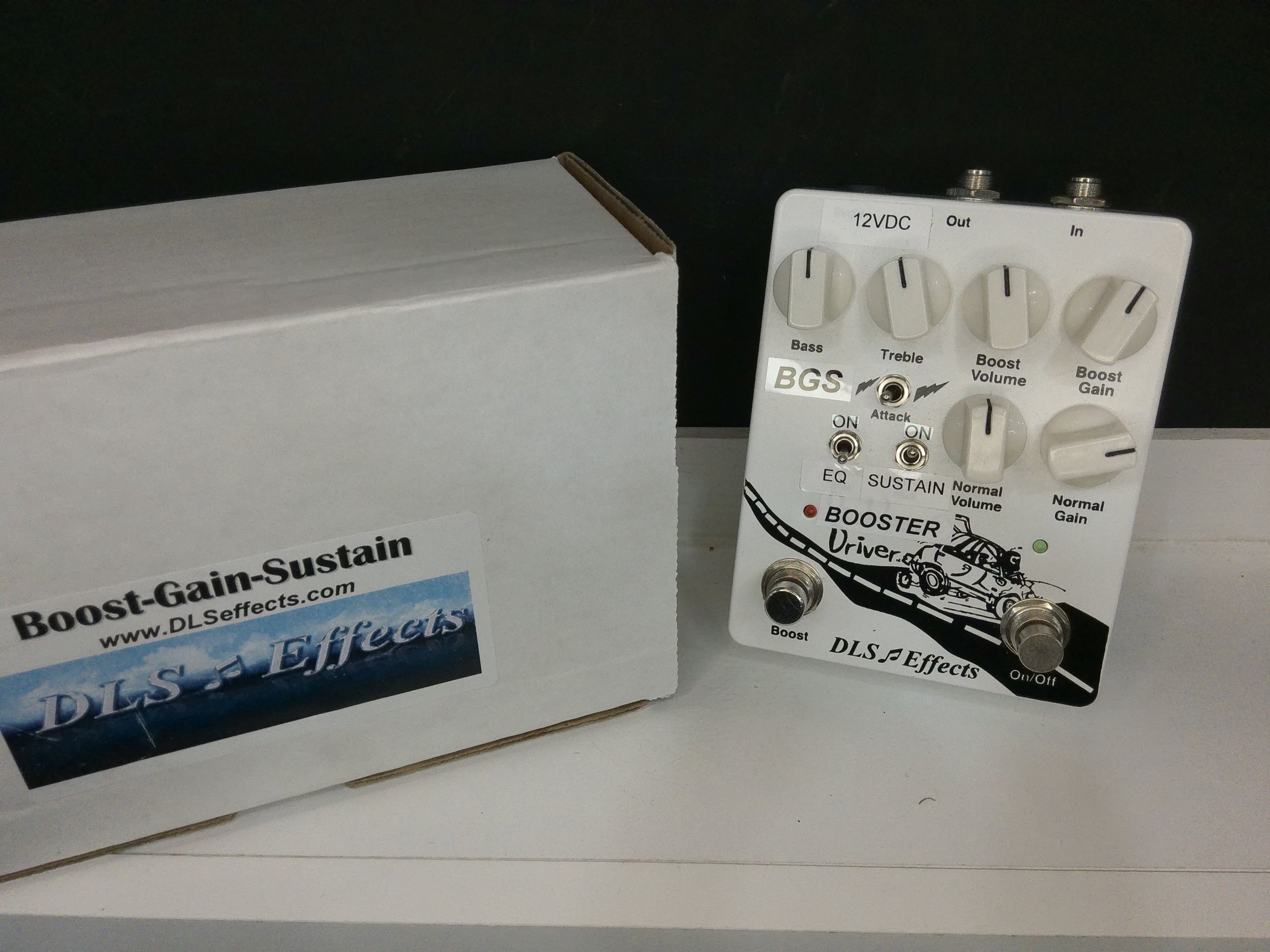 used - DLS Reckless Driver (BGS Mod) w/ Box -  White