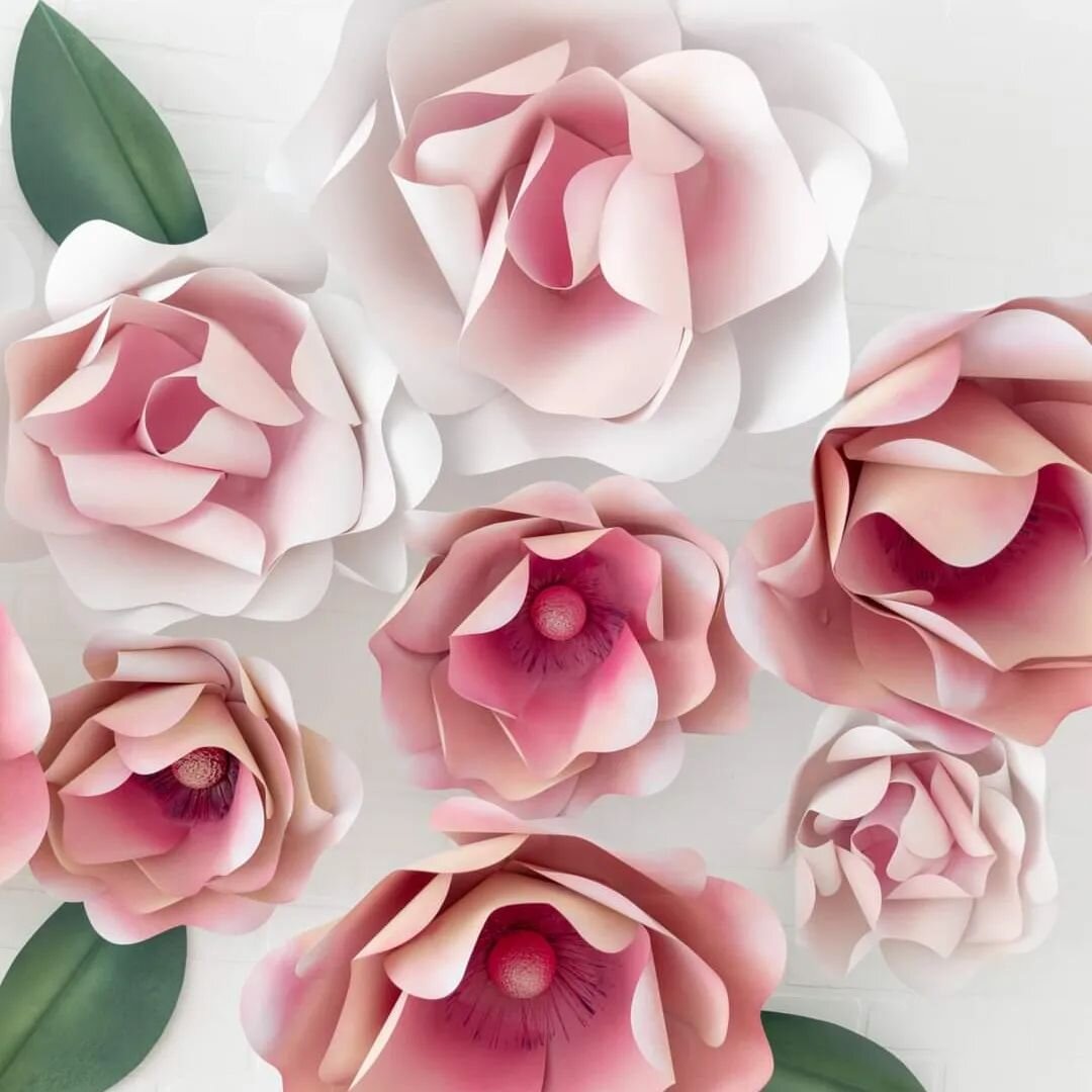 One kit, two different ways! 

The Rose collection can be made more than one way. See an all new video on Roo B. Co youtube for another way to make these amazing paper flowers!