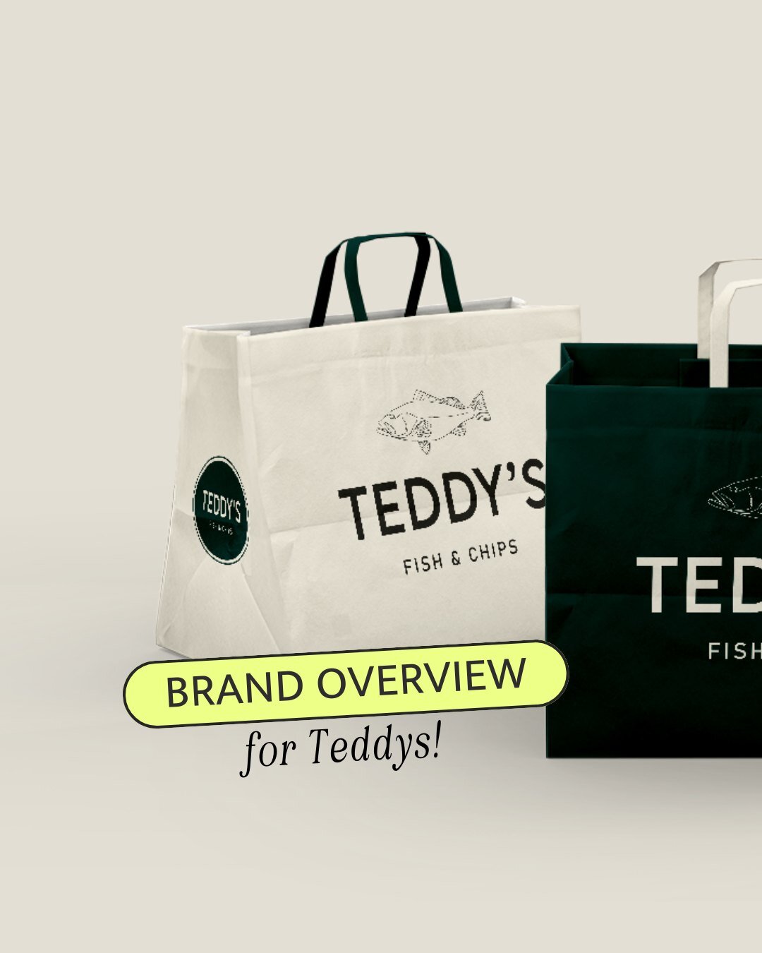 Oh I do love a throwback - here's one for Teddys brand design back from March 2023! 

Teddys Fish and Chips was created for a family run business. The name came from their son who LOVES.... Yes you've got it... Fish &amp; Chips! 🐠🍟

I loved the sto