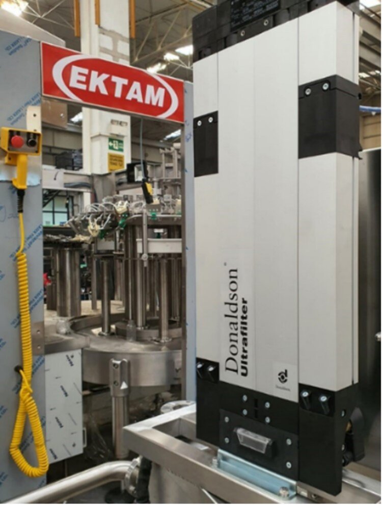 Обеспечение сжатого воздуха определенного качества в точке потребления в системах розлива EKTAM с Ultrapac™ Smart.