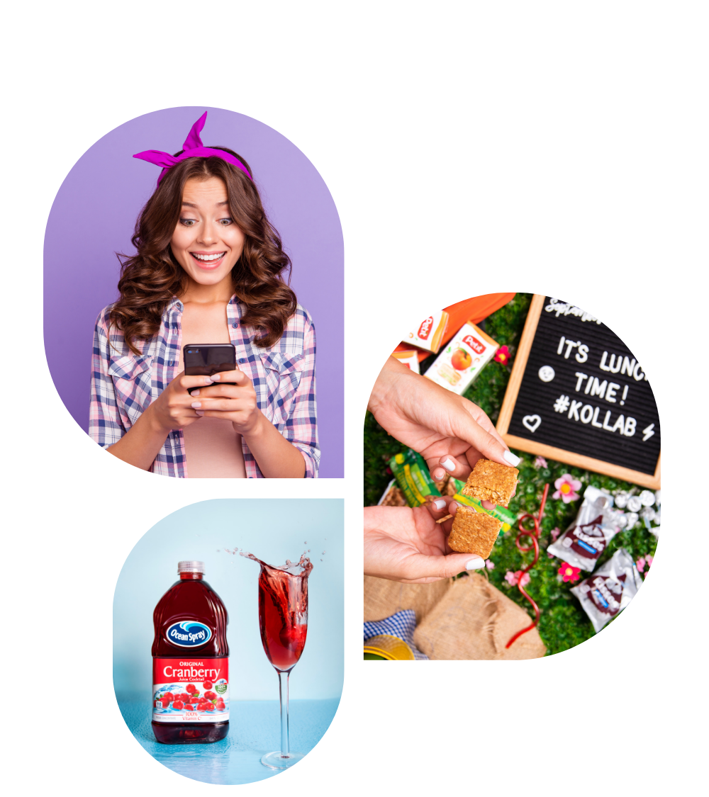 Creadores colaborando con marcas Kollab