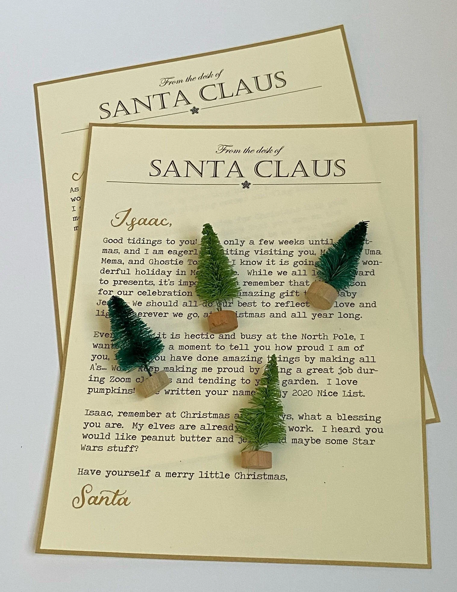 Letter from Santa