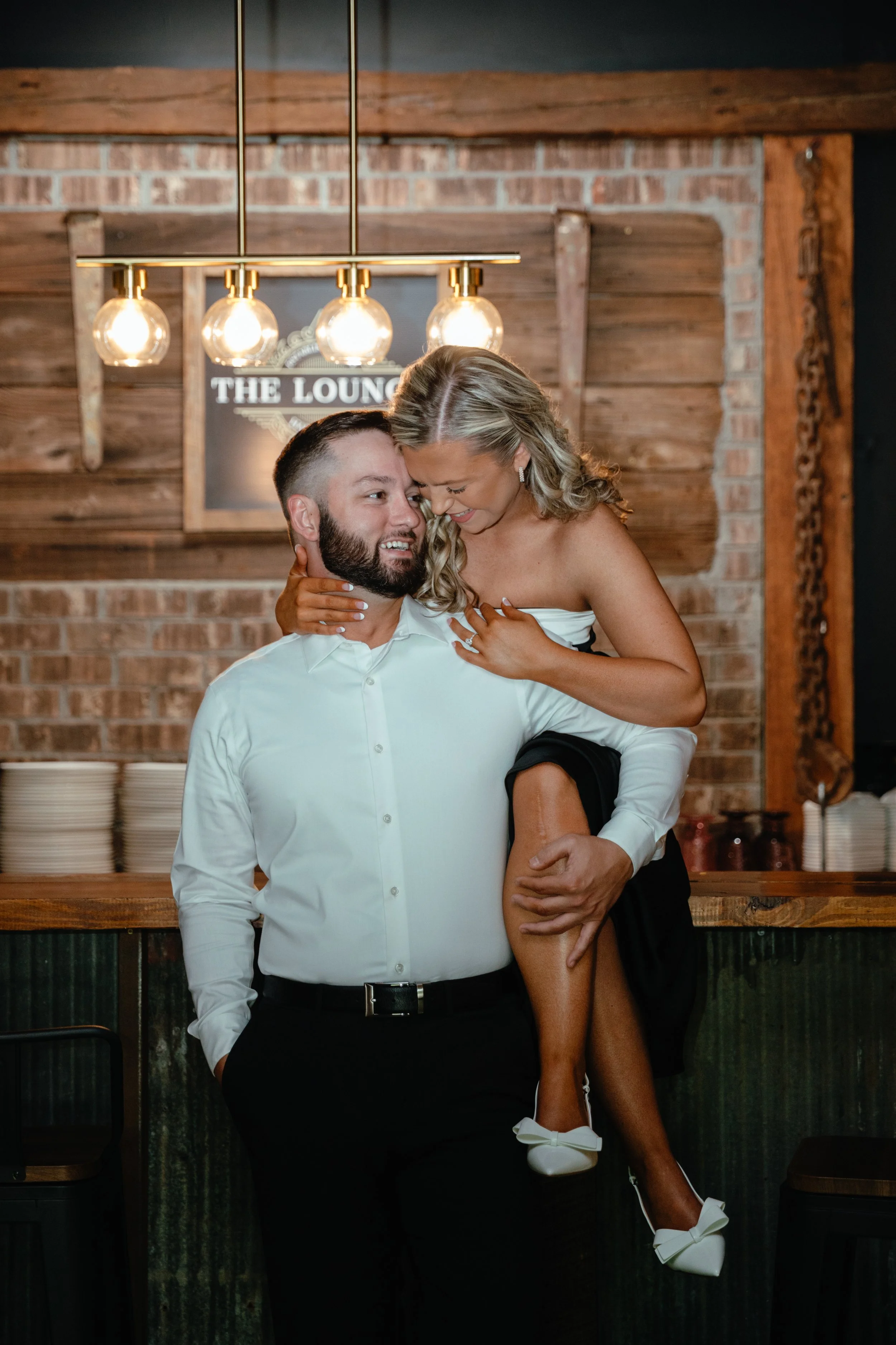 Formal engagement session at Hall Farms anniston alabama