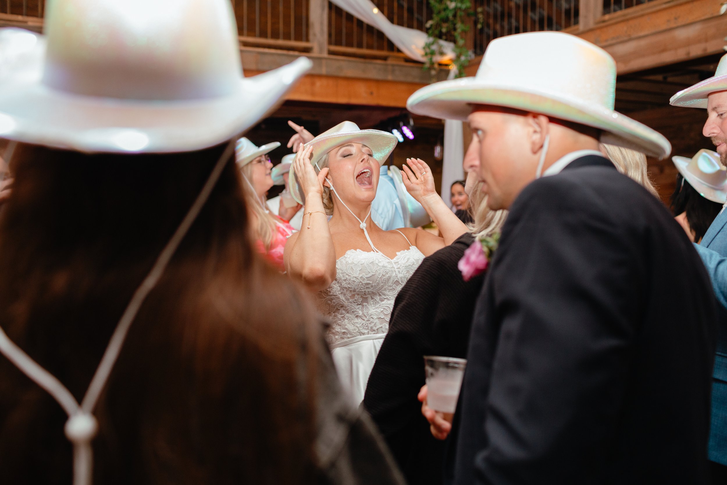 Reception at the Barn at Bennett Flats, Heflin, Alabama