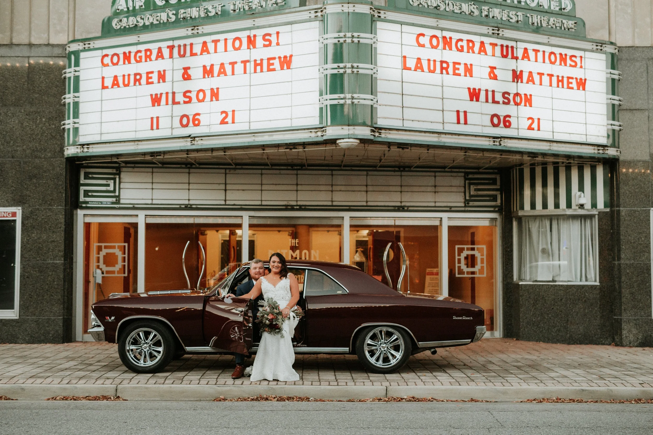 Antique Car Wedding