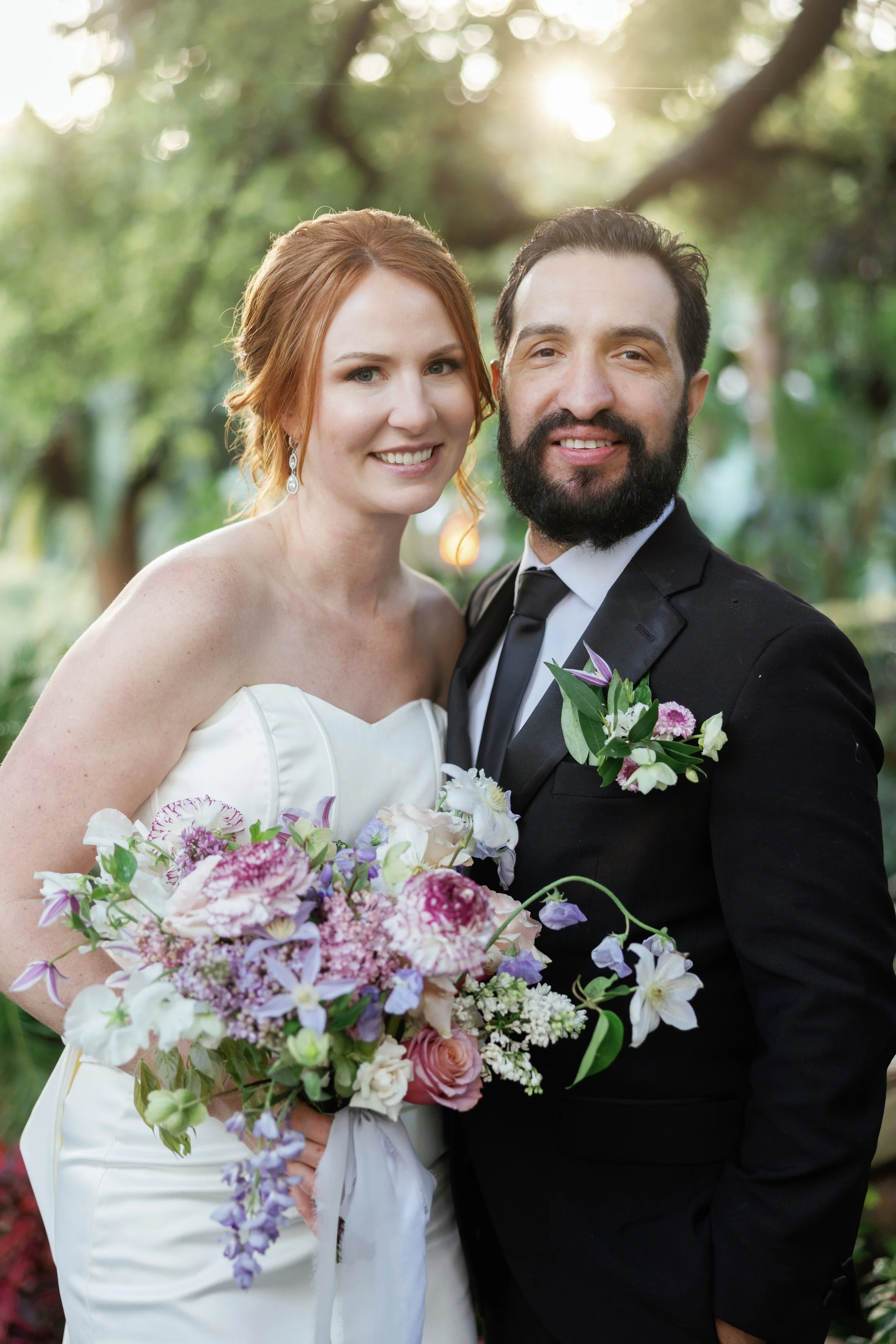 Couple portrait during luxury wedding in Park City with intentional and elevated design