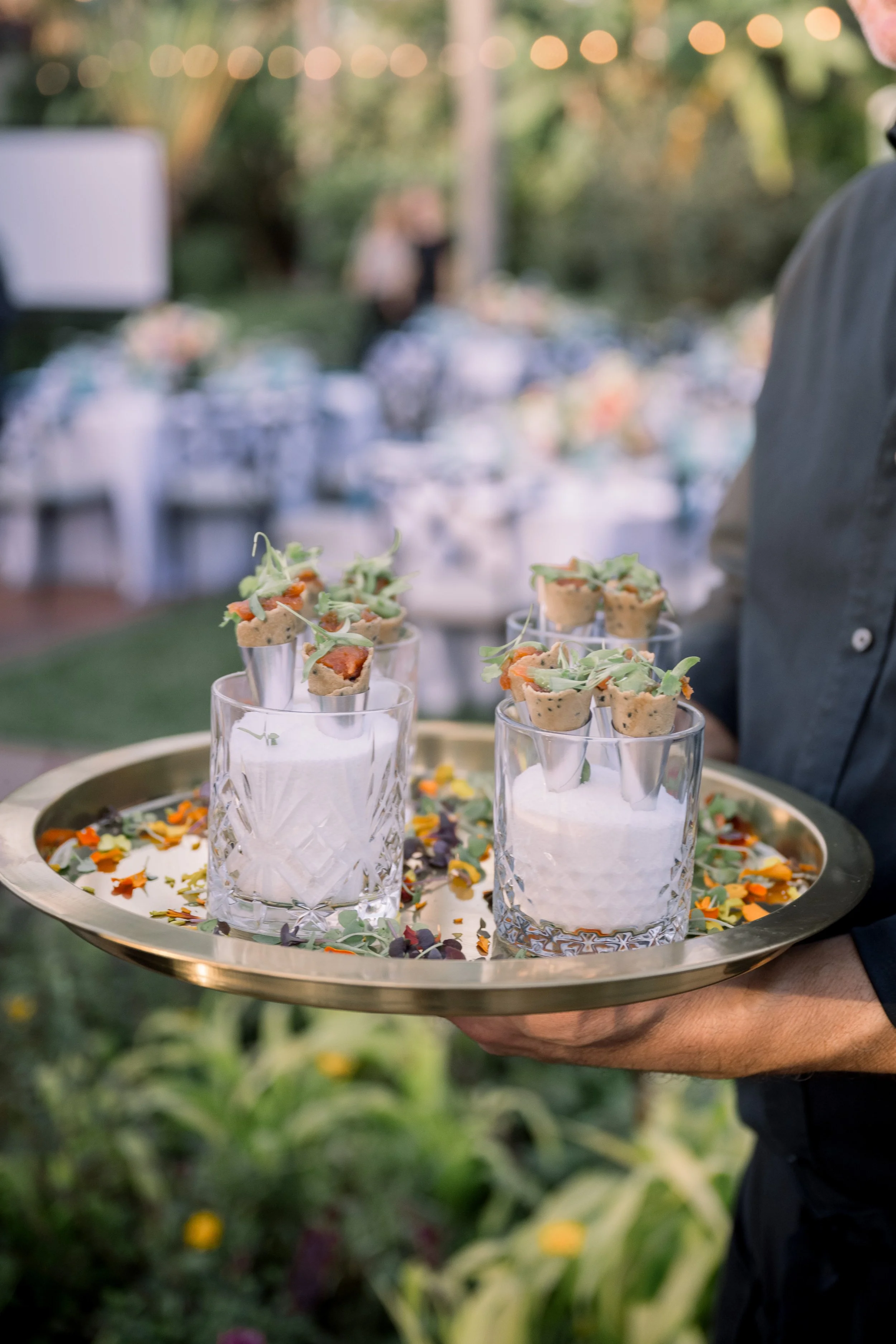 Cocktail hour passed appetizers