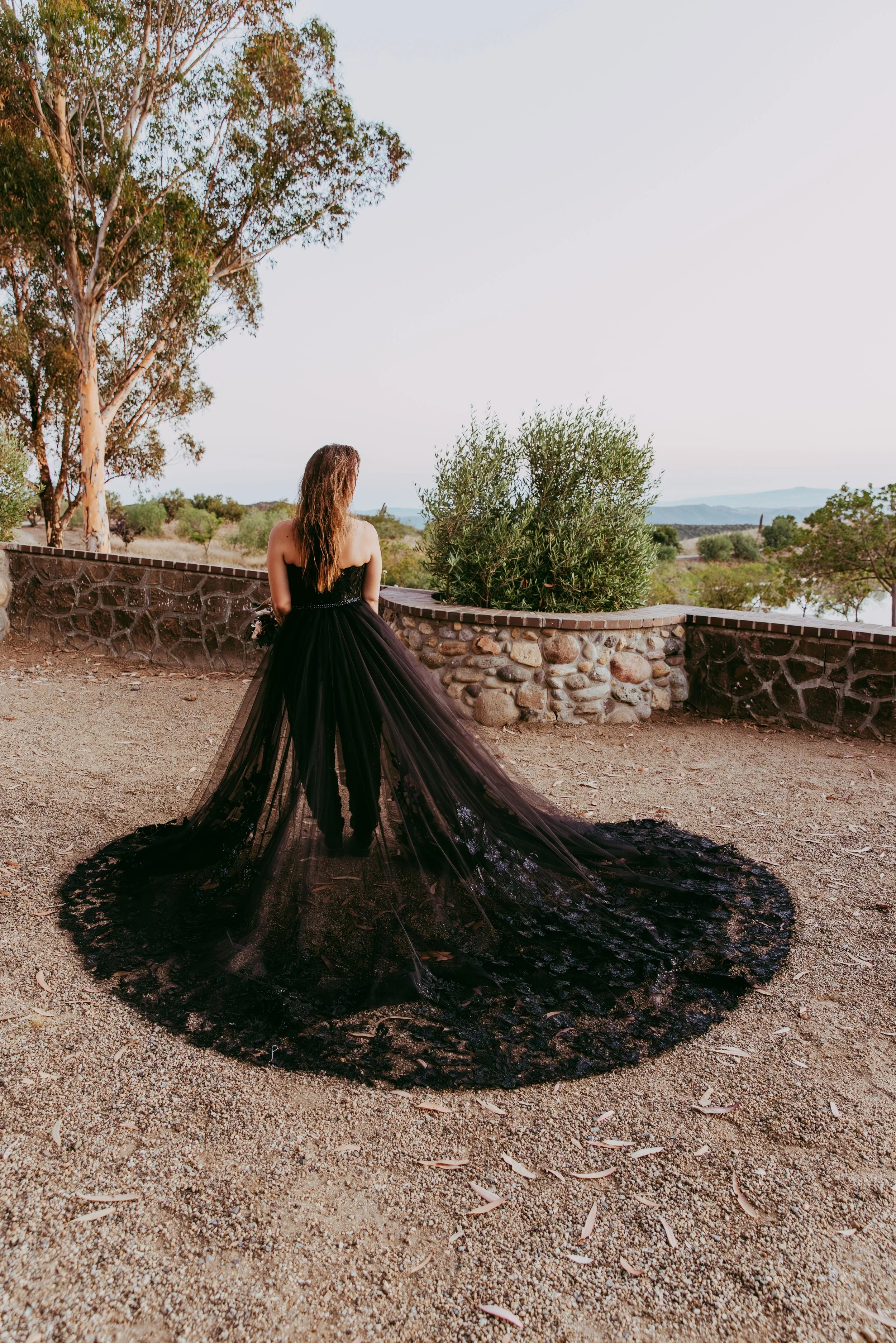 Styling details nodding to disney villain characters at a themed wedding