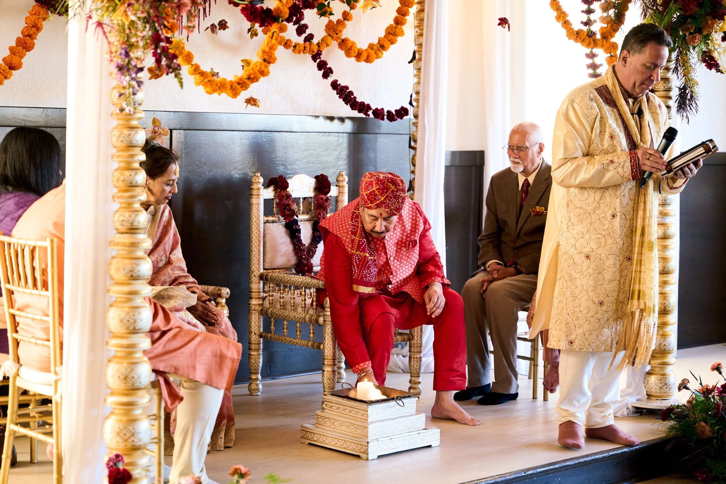 Sangeet celebration in the lead-up to the wedding day