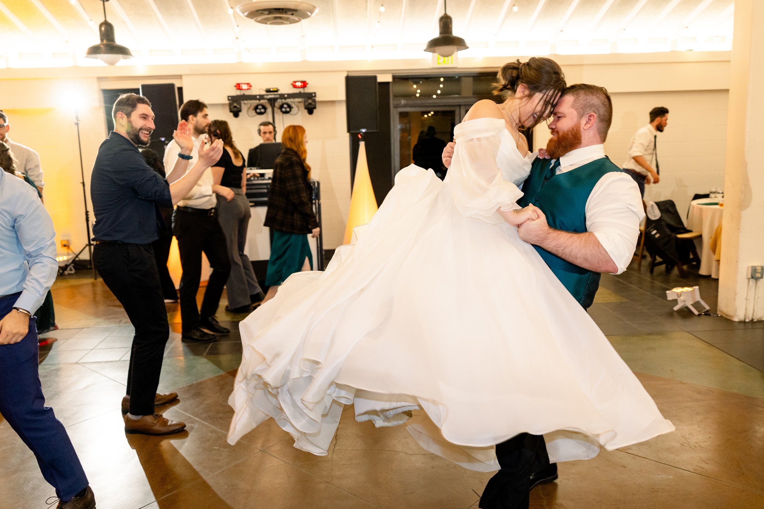 Personal, this-is-so-us dance during a fall wedding
