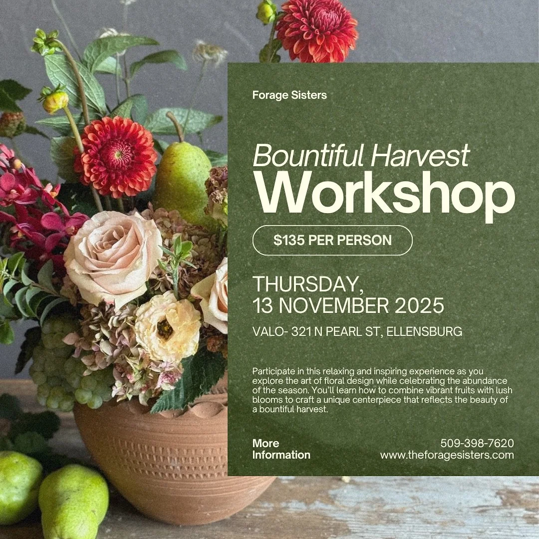 Join us for an evening that celebrates autumn&rsquo;s abundance. Our Bountiful Harvest Workshop is all about blending lush blooms, ripened fruit, and natural textures into artful arrangements that capture the heart of the season.

Thursday, November 
