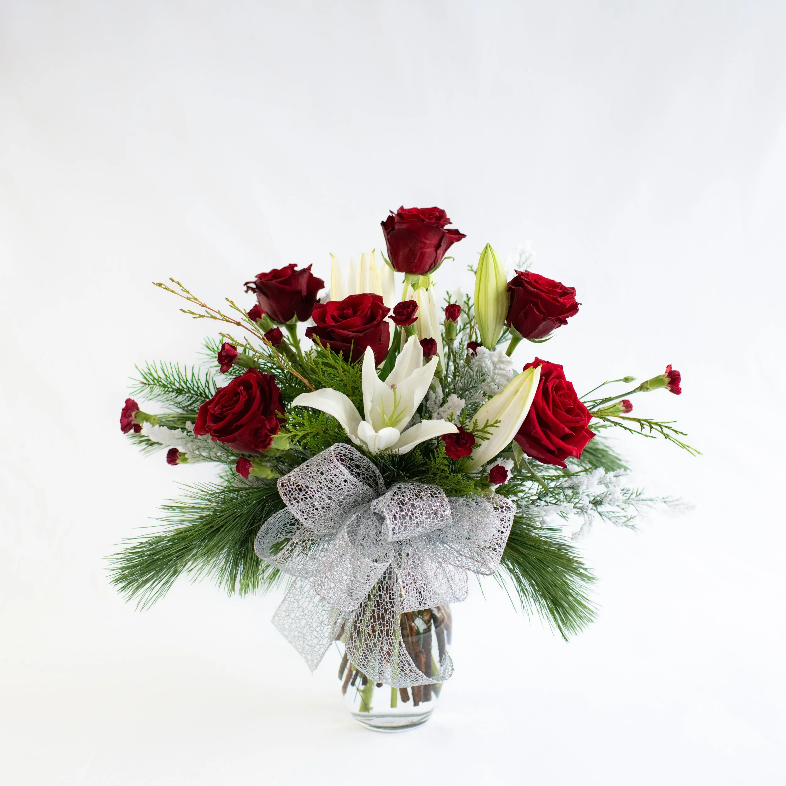Peppermint Kisses Vased Arrangement