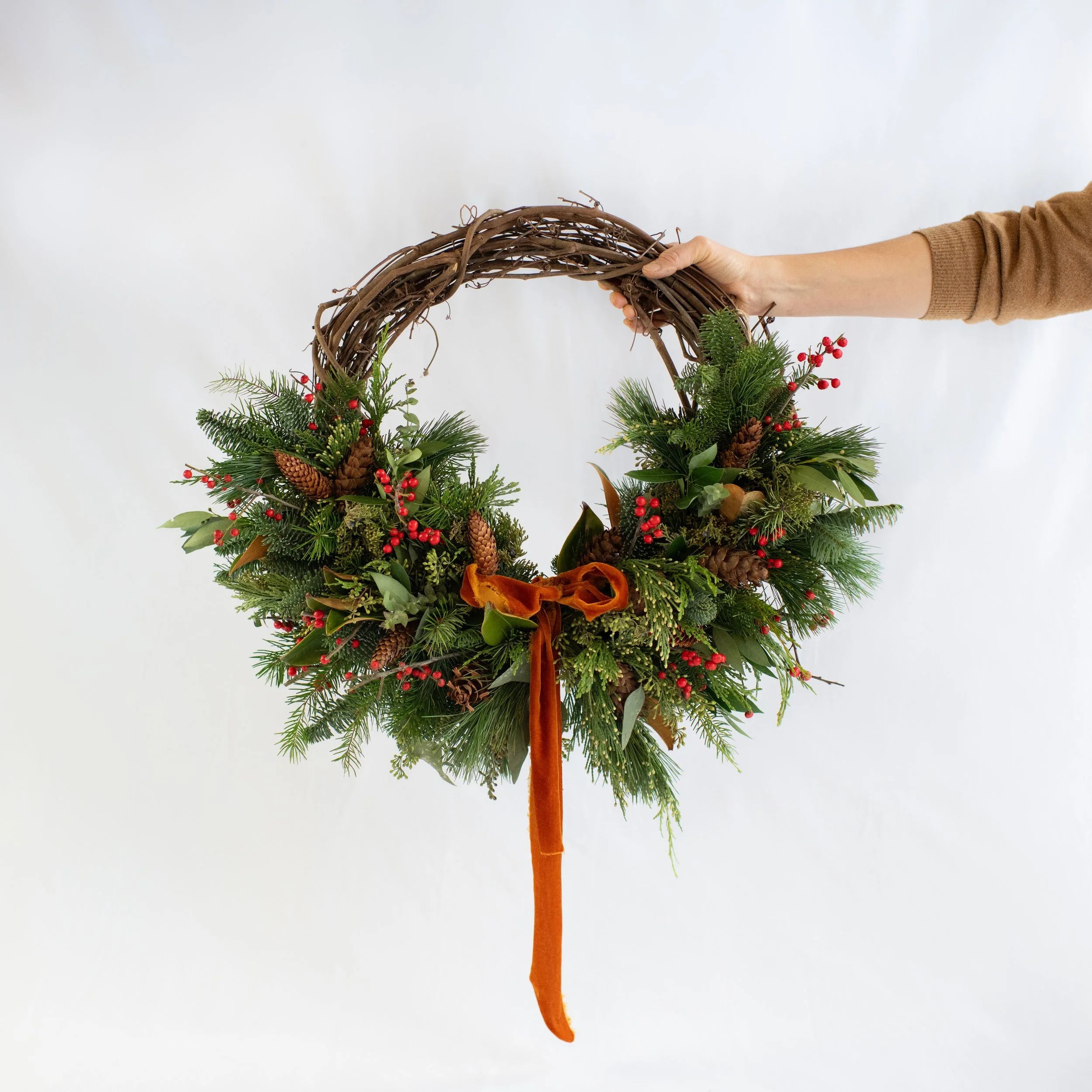 Grapevine Christmas Wreath