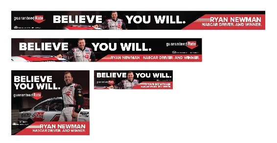 Ryan Newman - Nascar driver digital ad campaign