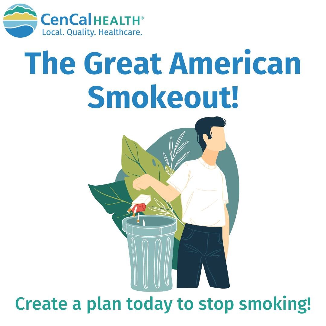 Today is the Great American Smoke Out! The Great American Smoke Out promotes and encourages individuals to stop smoking or to help someone else quit smoking. If you are ready to quit smoking, there and would like some resources, visit the link in our