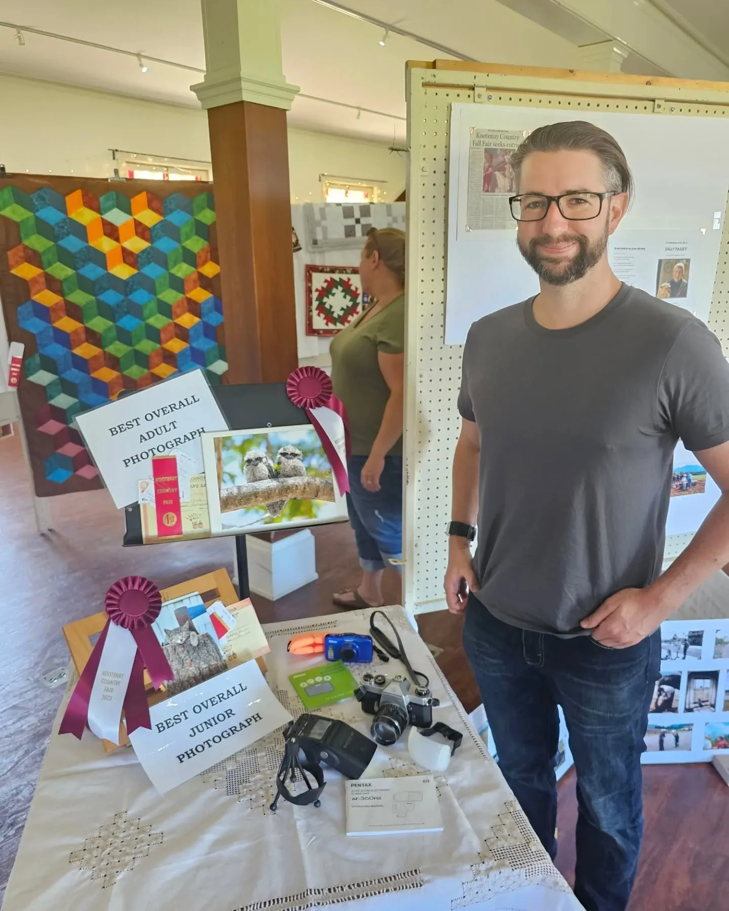 When @agdown visits #cranbrook you have to pull out the #elephants and #steamtrains

We visited the #kootenaycountryfair at @fortsteeleheritagetown where I won a prize with some @rossblakephotography 

Hugely grateful to know @roshaugene , @cyclone19