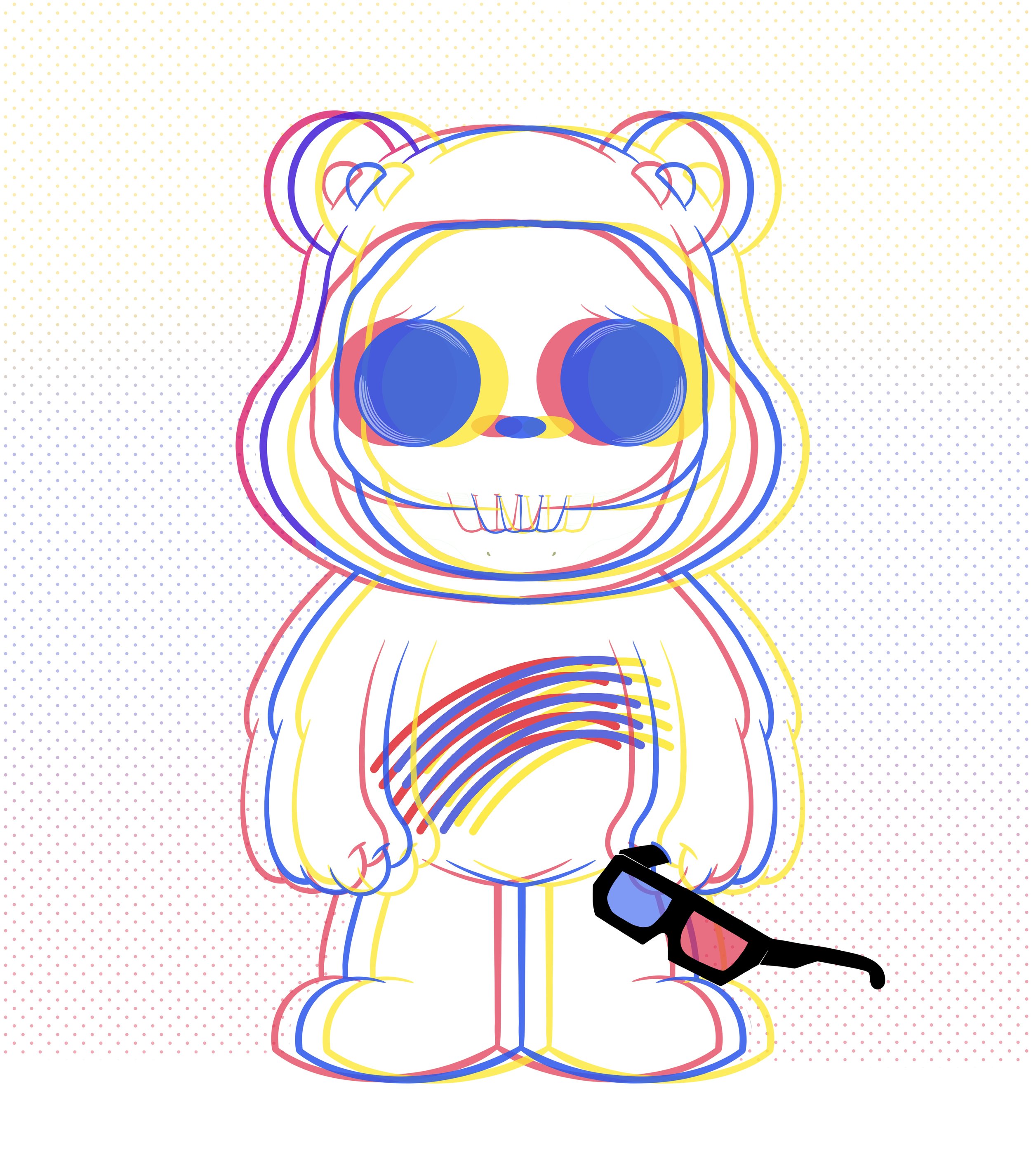 Anaglyph #097 / SOLD