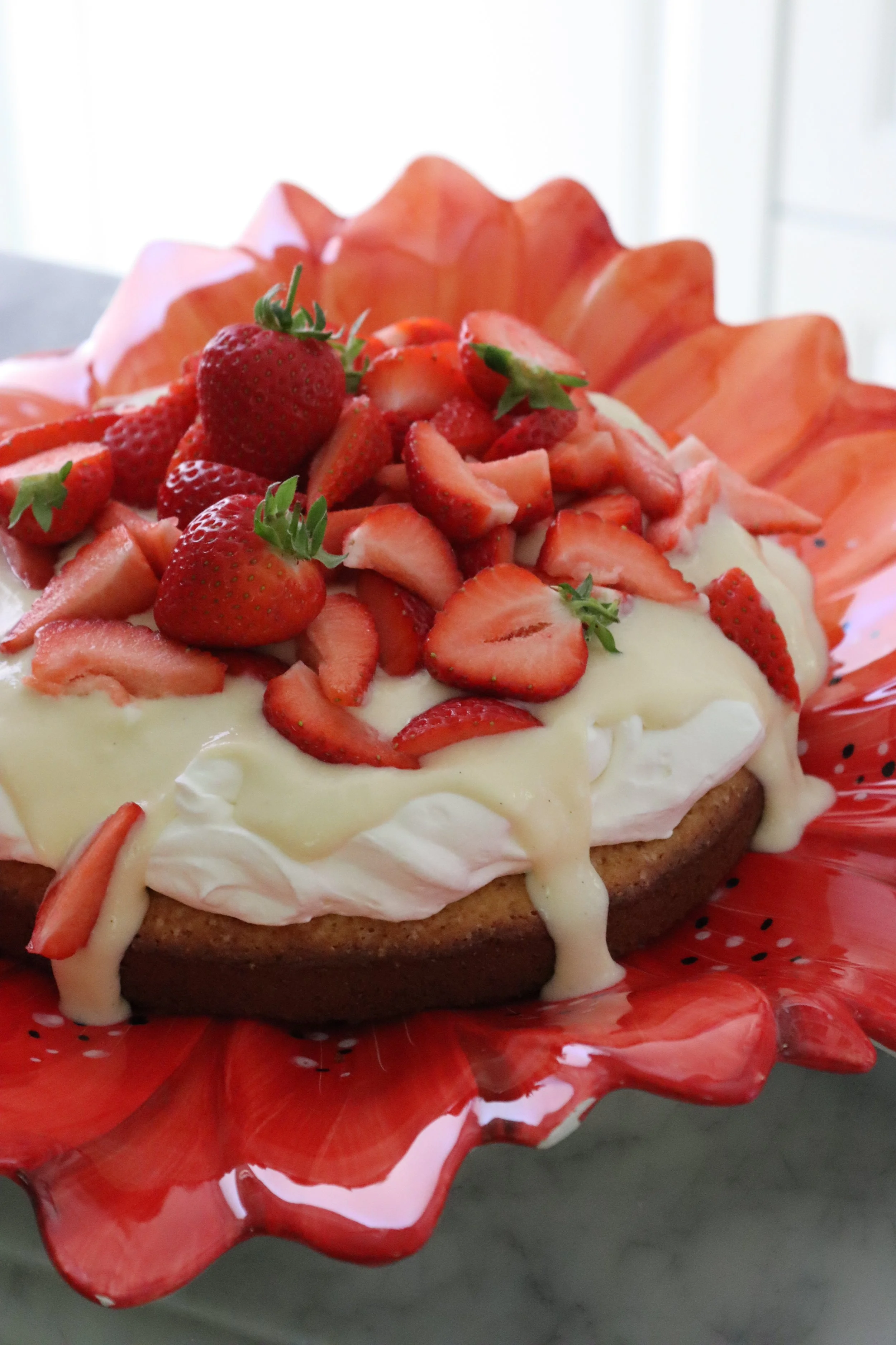 Strawberries & Cream Cake