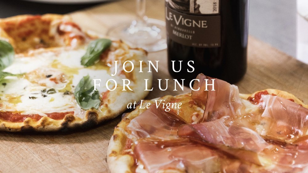 Lunch at Le Vigne Winery