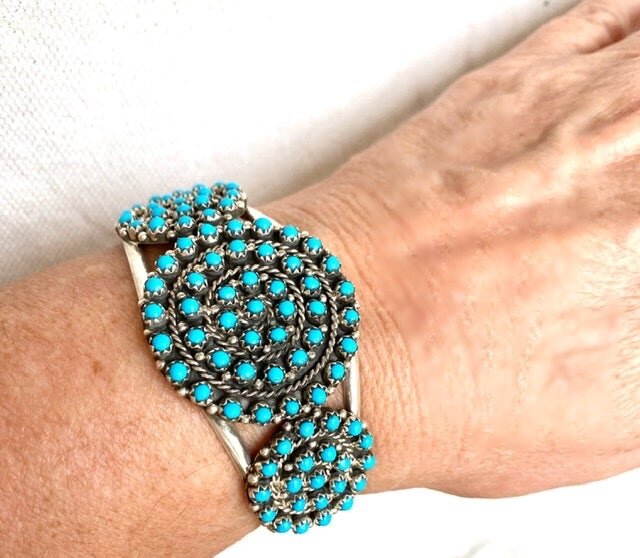 Zuni Turquoise Cuff 1.jpeg