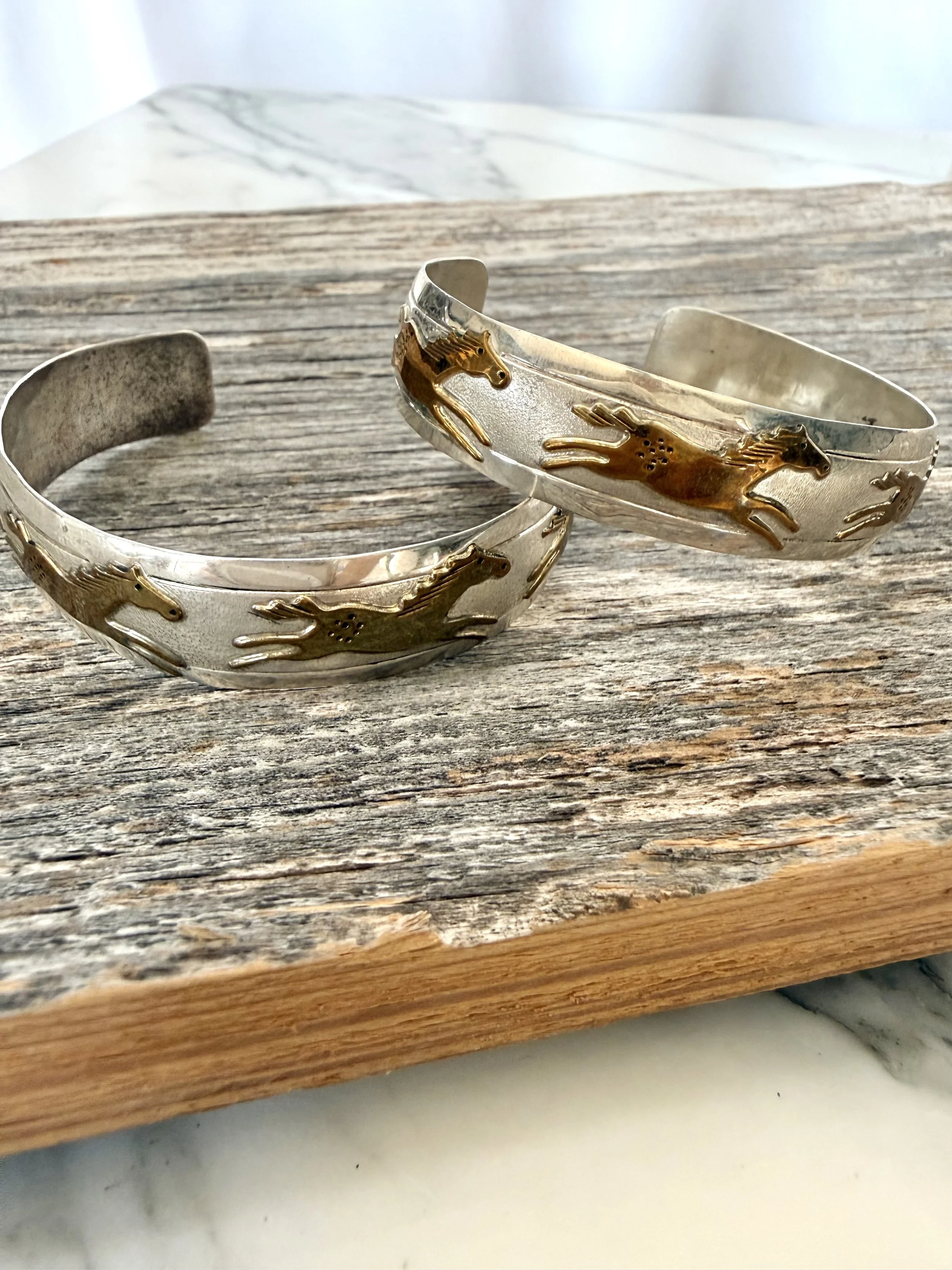VIntage Stallion Cuffs