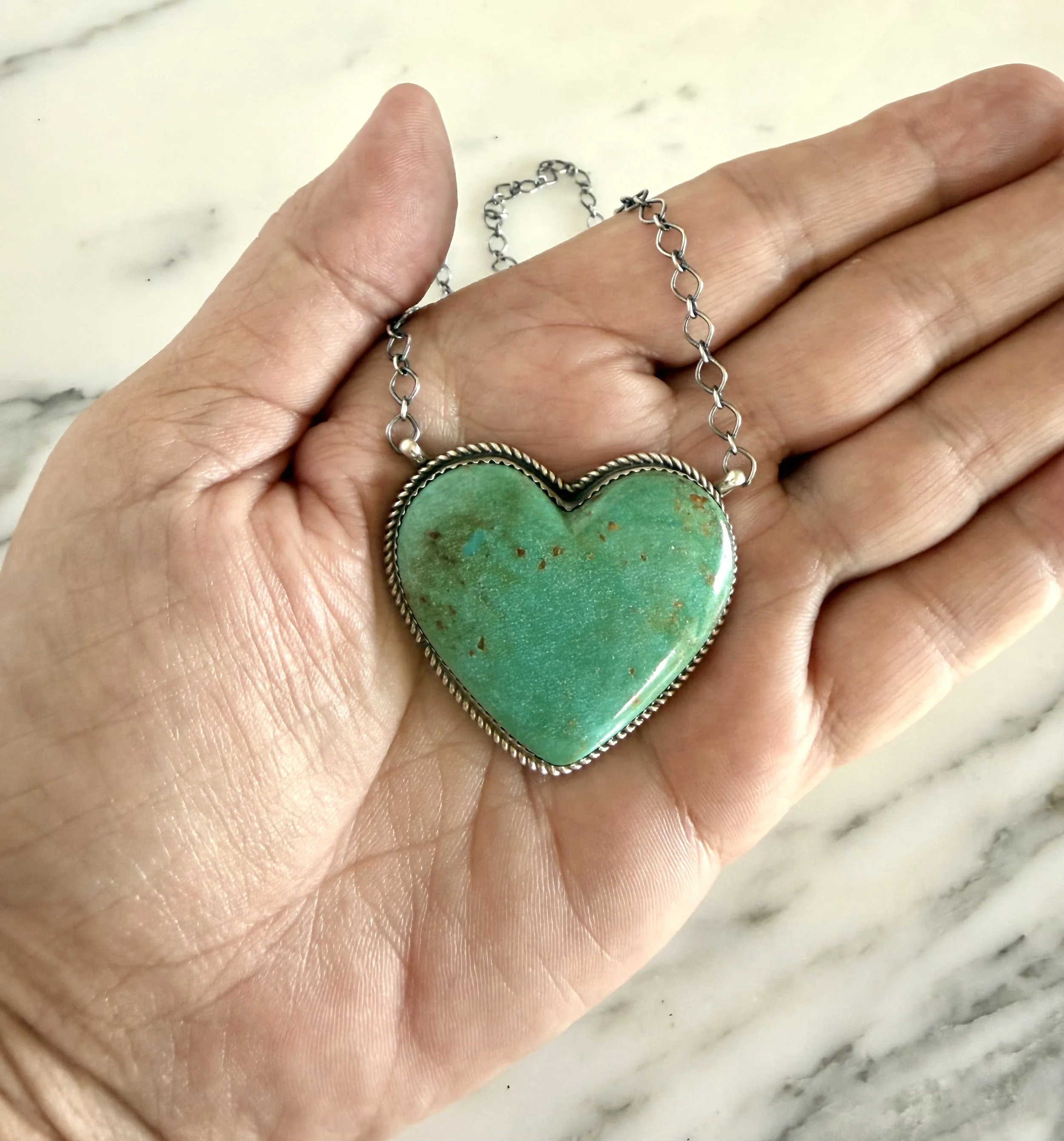 Royston Turquoise Heart Necklace