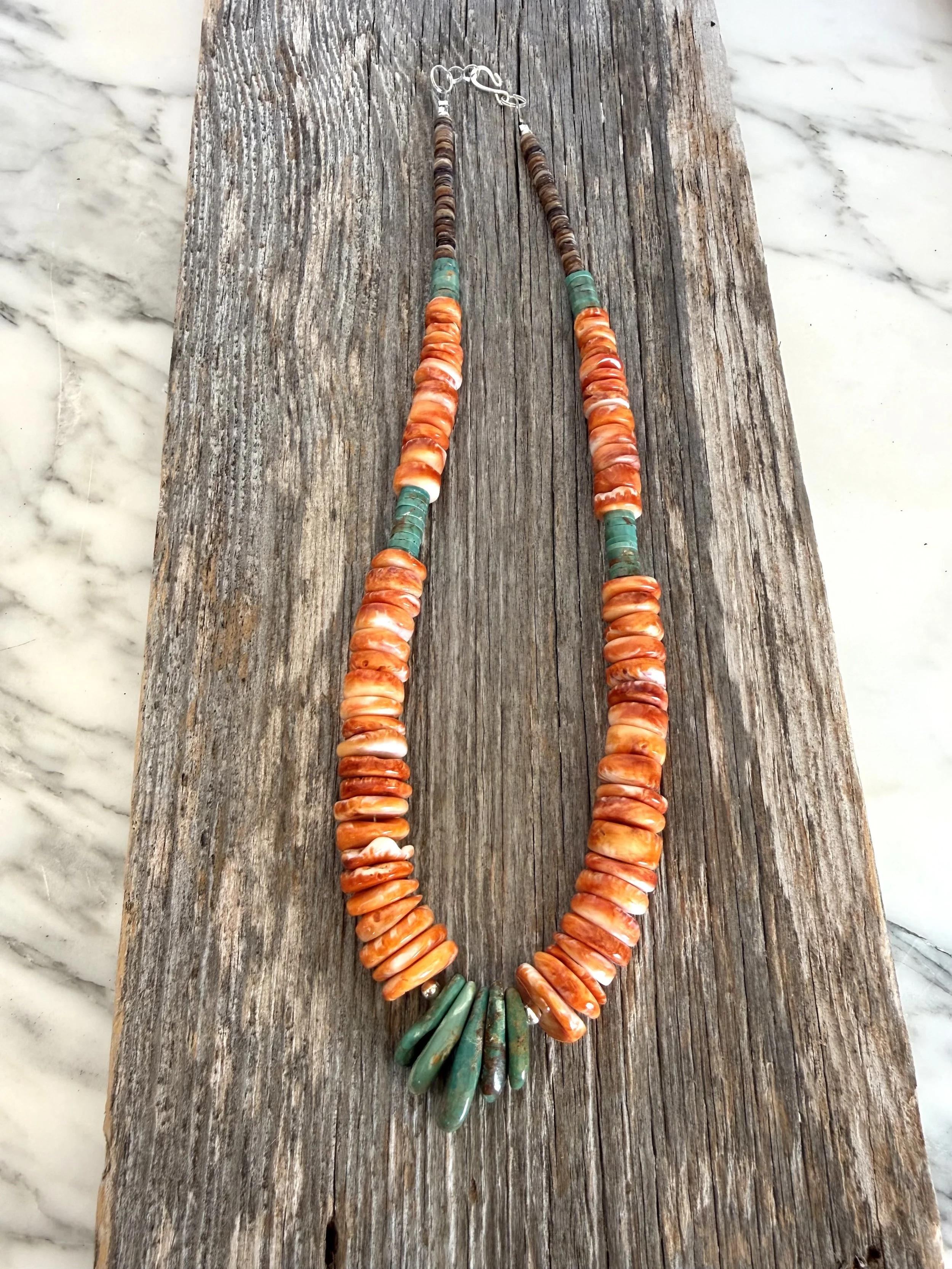 Spiny Oyster Tribal Necklace