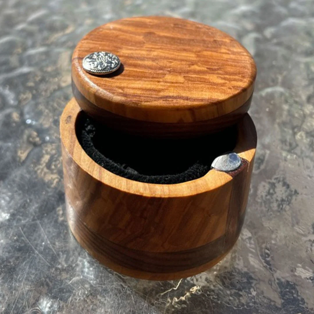 The ring box for my wife, when we got engaged.