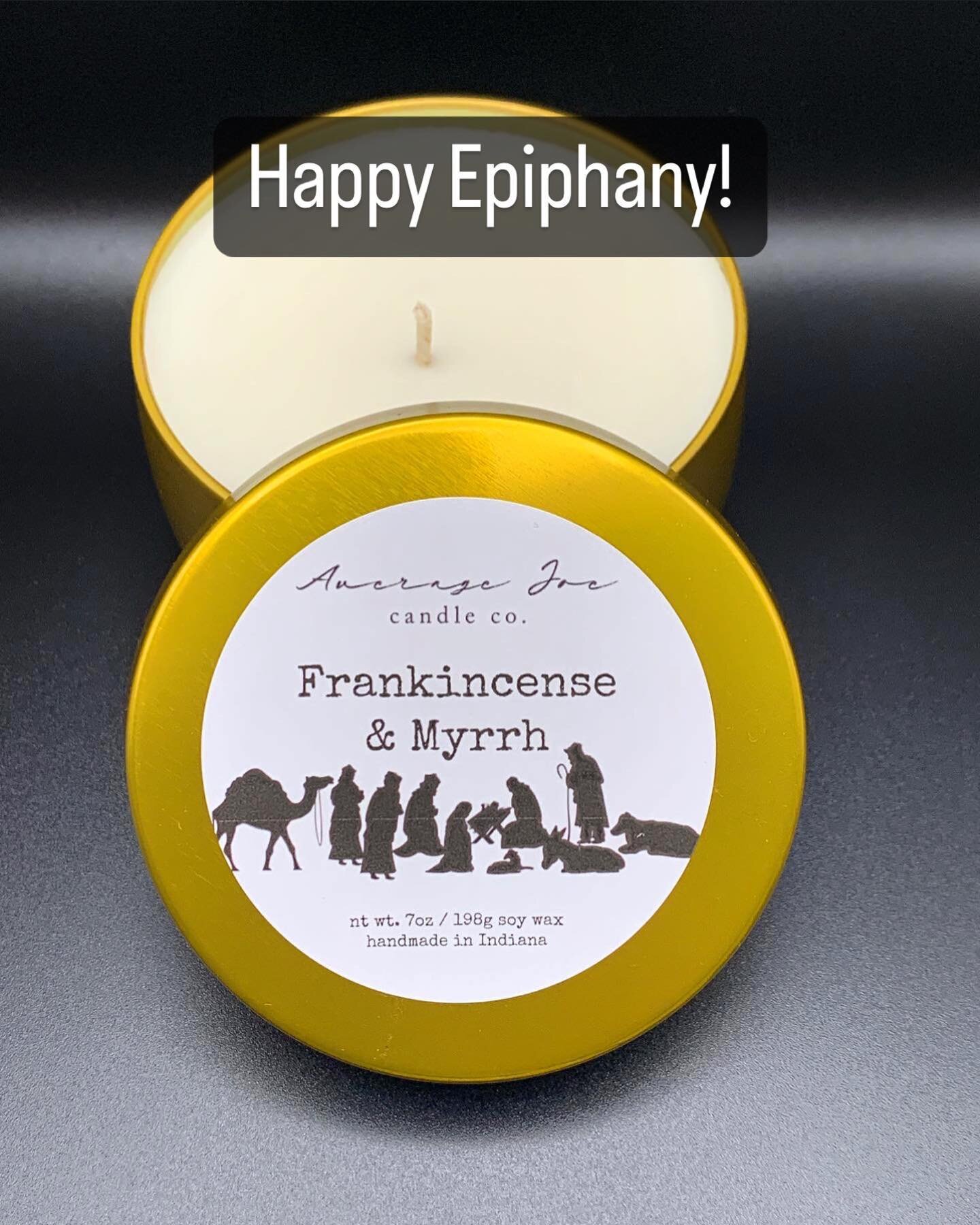 Happy Epiphany! To honor the three wisemen, we still have our December Candle of the Month available. But wait! There&rsquo;s myrrh! Frankincense &amp; Myrrh is on sale! This weekend only!

#candles #discoverdarmstadt #indianasmallbusiness #supportlo