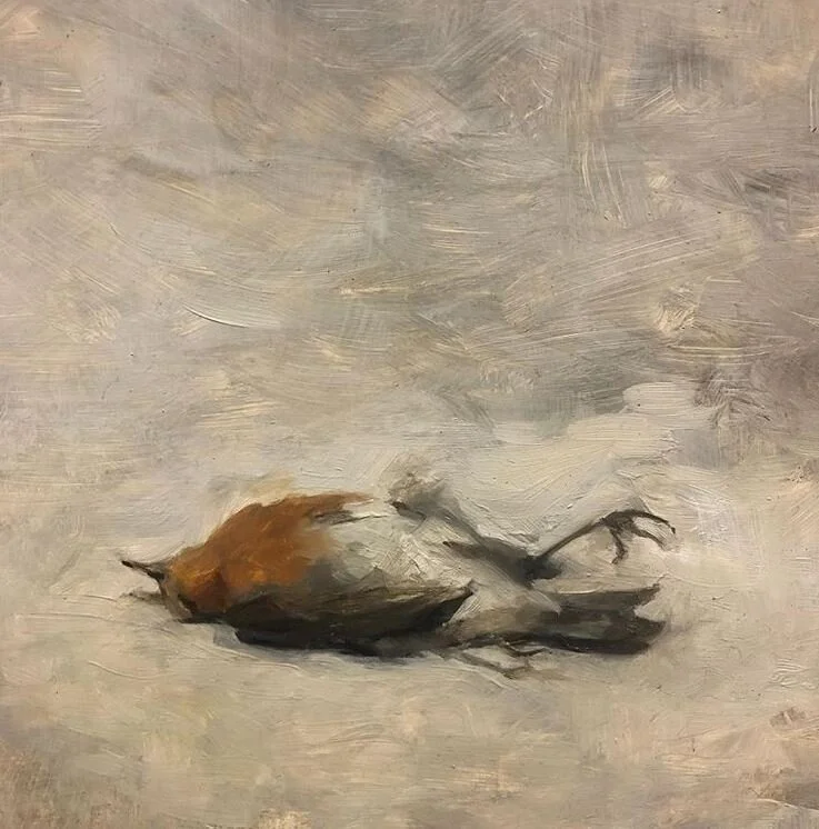 rødkælk . oil on panel . 2018