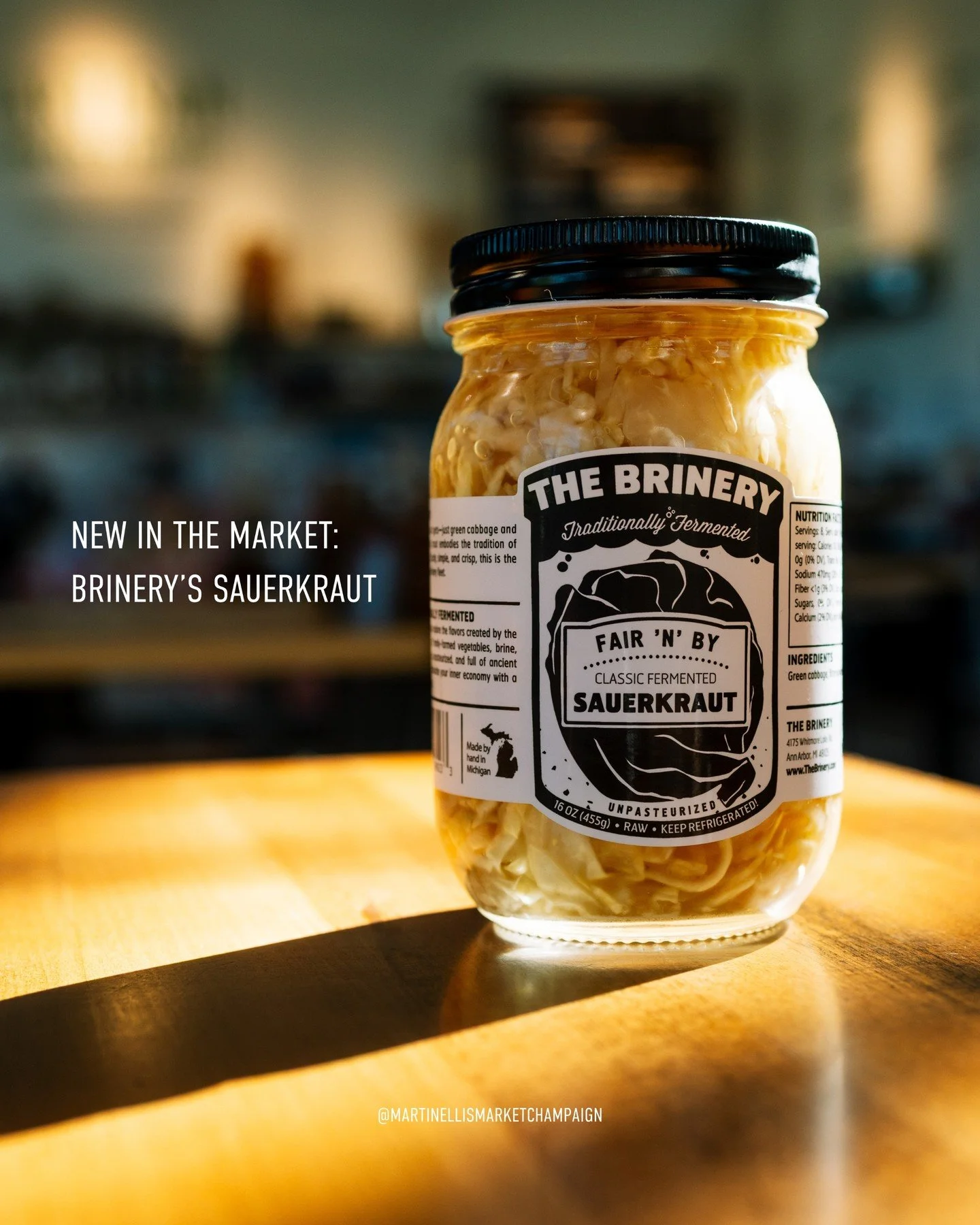 New to the market!

We&rsquo;re excited to now carry The Brinery&rsquo;s Sauerkraut: the tangy, probiotic-packed kraut we&rsquo;re serving fresh on our classic Reuben and Pastrami Reuben.

Now available in jars to take home and enjoy later
Or try it 