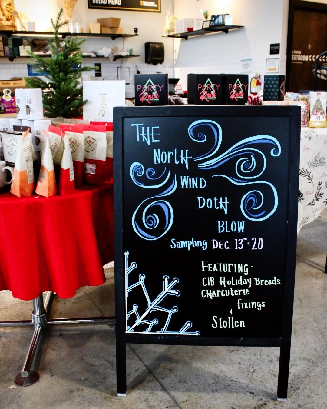 This Saturday from 10AM to 2PM, stop by for our holiday sampling event.
Taste your way through Central Illinois Bakehouse breads, Prairie Fruits Farm cheeses, and other market favorites. It's a chance to discover new flavors and find what you want to