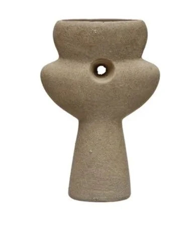 Terracotta Sculptural Vase