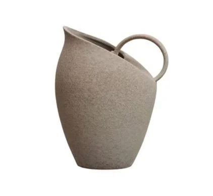 Textured Stoneware Pitcher | Reactive Glaze