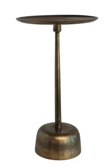 Antique Brass Side Table