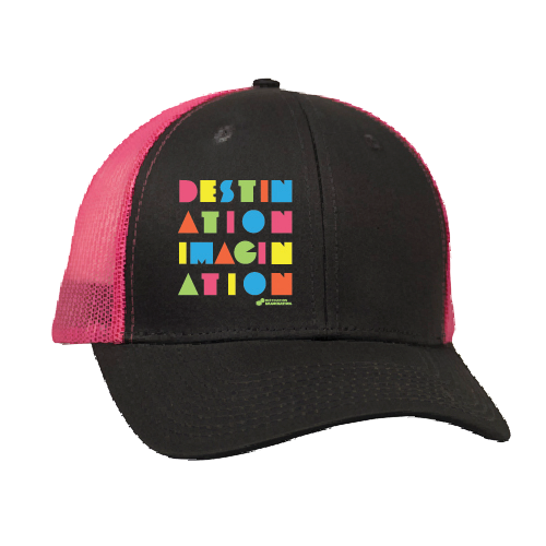 Di Trucker Hat Neon Pink.png