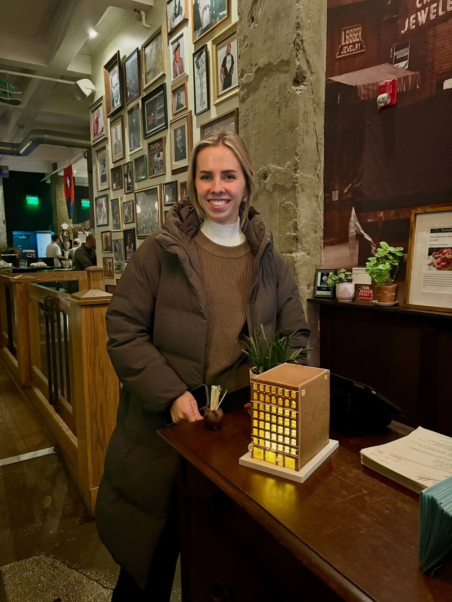 Meet Sarah! The Gingerbread Master. 
She has gained widespread recognition for her intricate gingerbread creations, transforming iconic Cleveland landmarks into detailed, edible masterpieces. 
We were beyond honored when she asked if we&rsquo;d like 