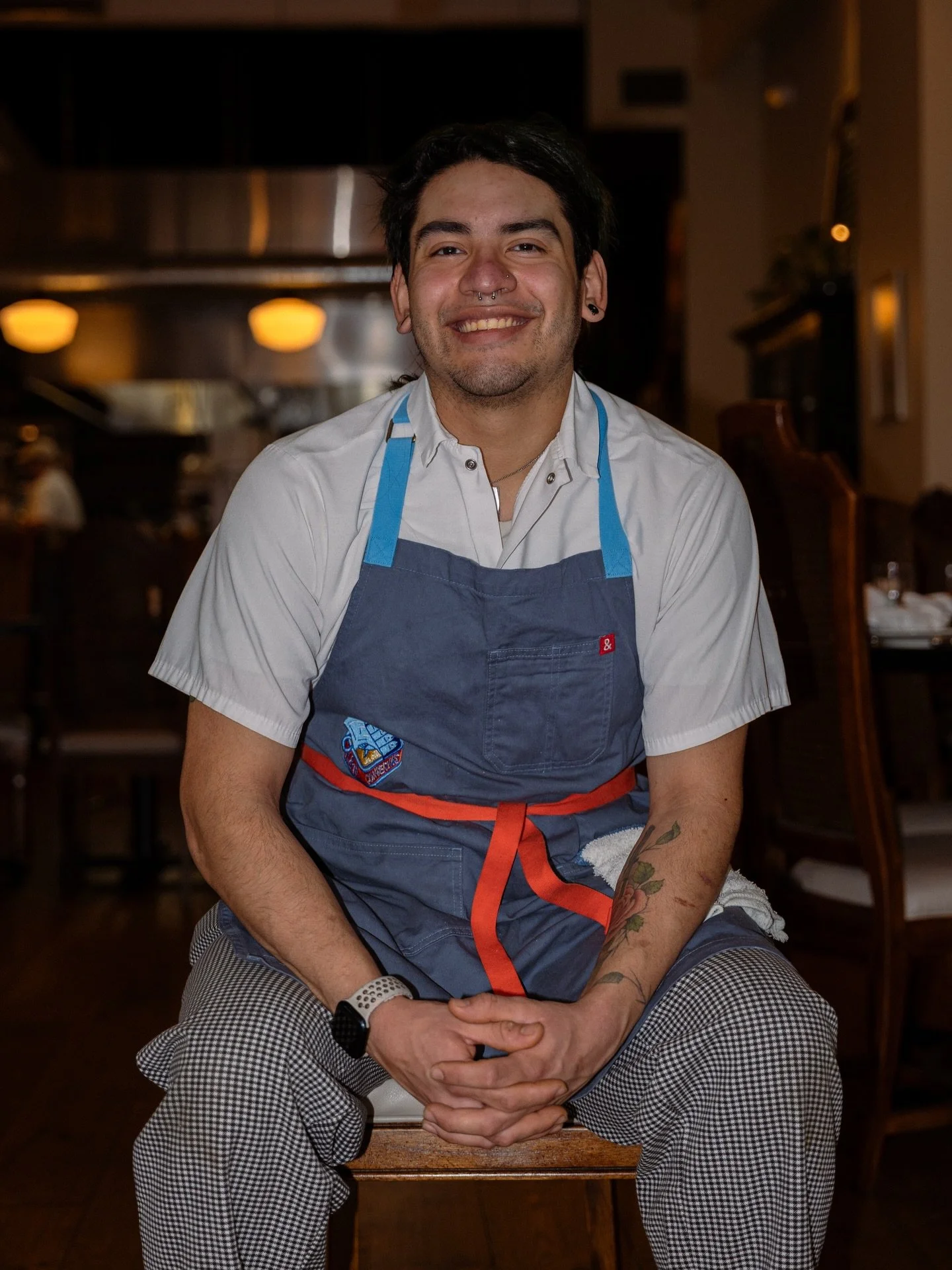 Ethan Flores. 
Ethan came to us as a culinary extern, planning to spend a short time in our kitchen before heading out west. From his first day, he made an immediate impact, bringing warmth, skill, + a quiet determination that resonated with everyone