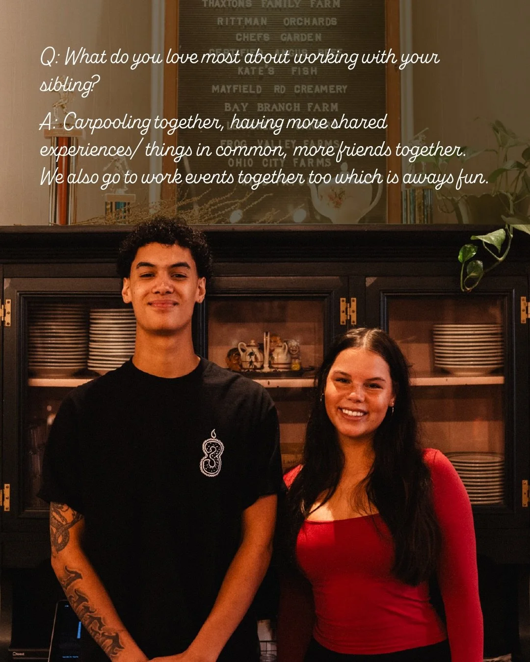 This Siblings Series is built around the fact that there is no better, more resounding endorsement than one of our team bringing in their loved ones to work alongside us. That is trust and endorsement in the most thorough way. We could not be more pr