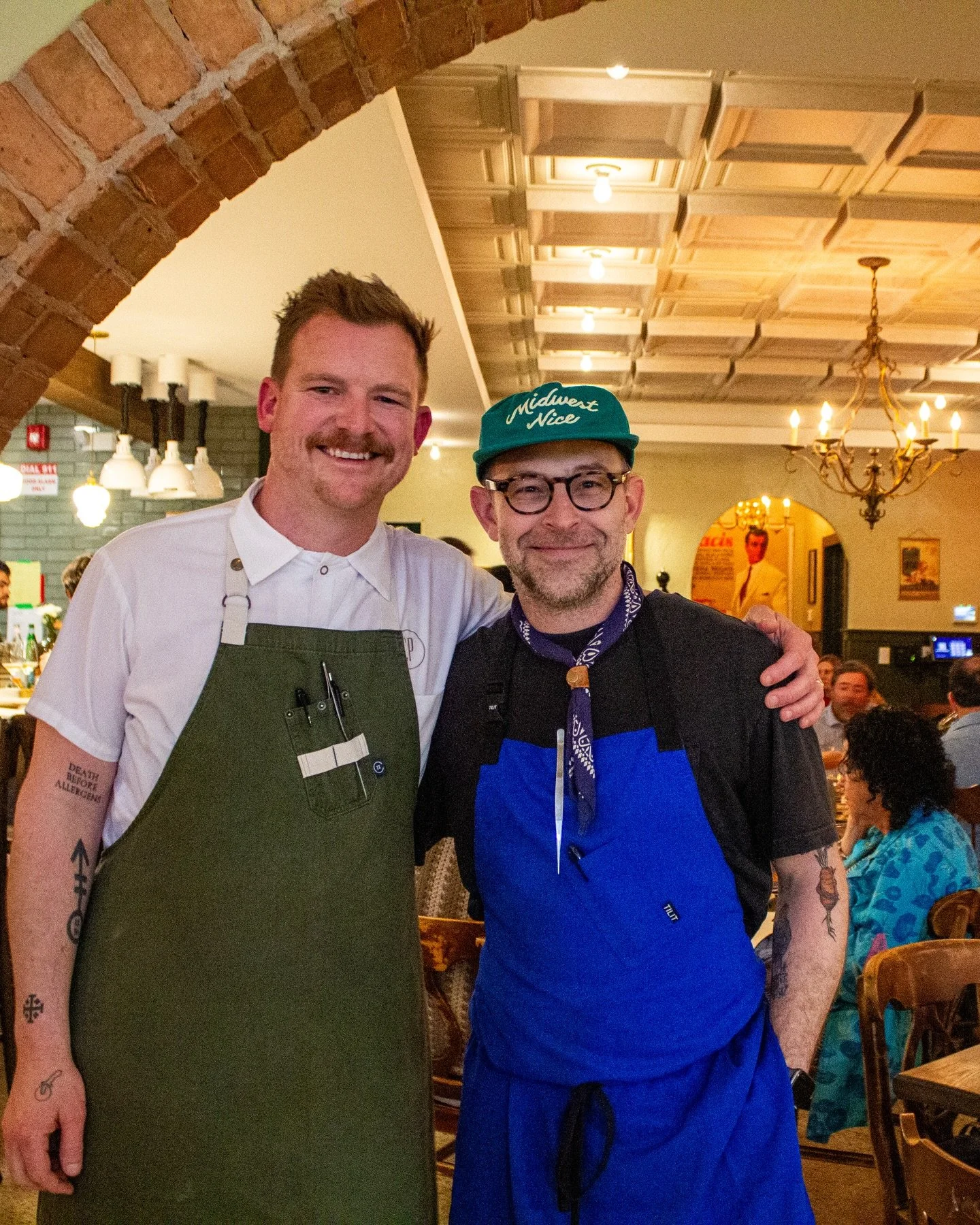 FULL CIRCLE MOMENT

10 years ago I met @chefbolchoz at Charleston wine and food, when we were both sous chefs. Fast forward, here we are now leading a signature dinner representing our people in our own restaurants. 

What an incredible feeling and e