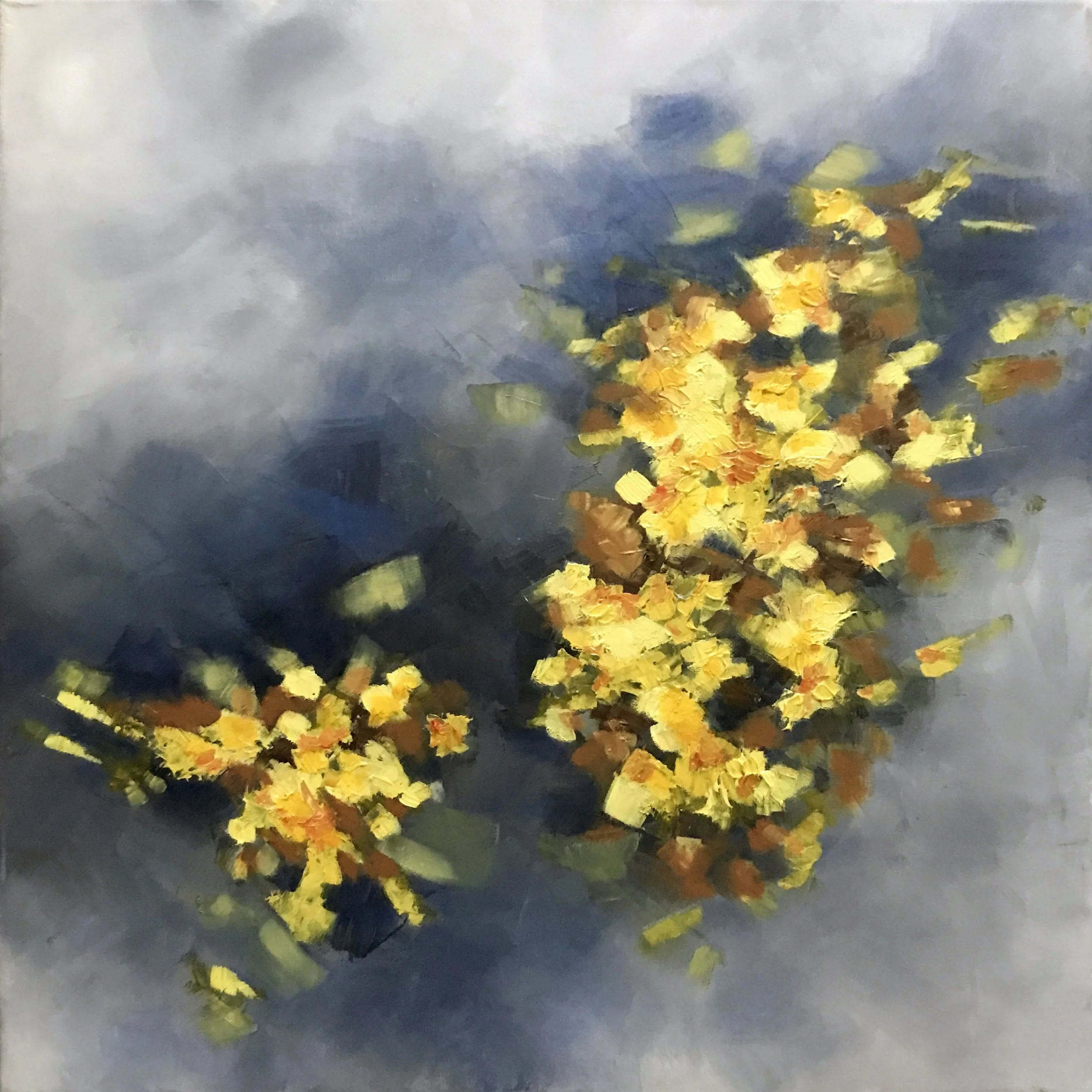 After the Rain  20" x20"  Oil on Canvas