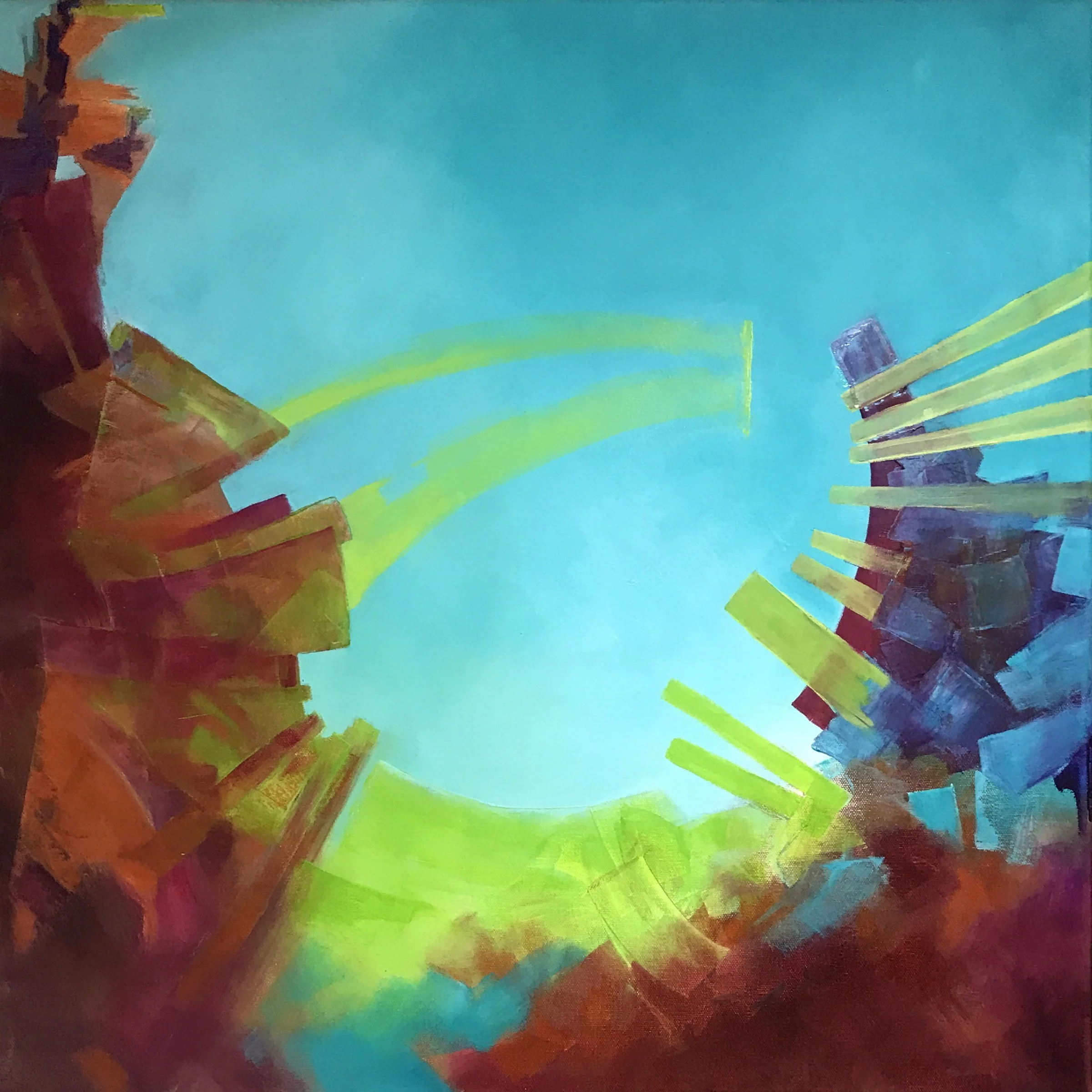 Gyre (2)  24" x 24"  Oil on Canvas